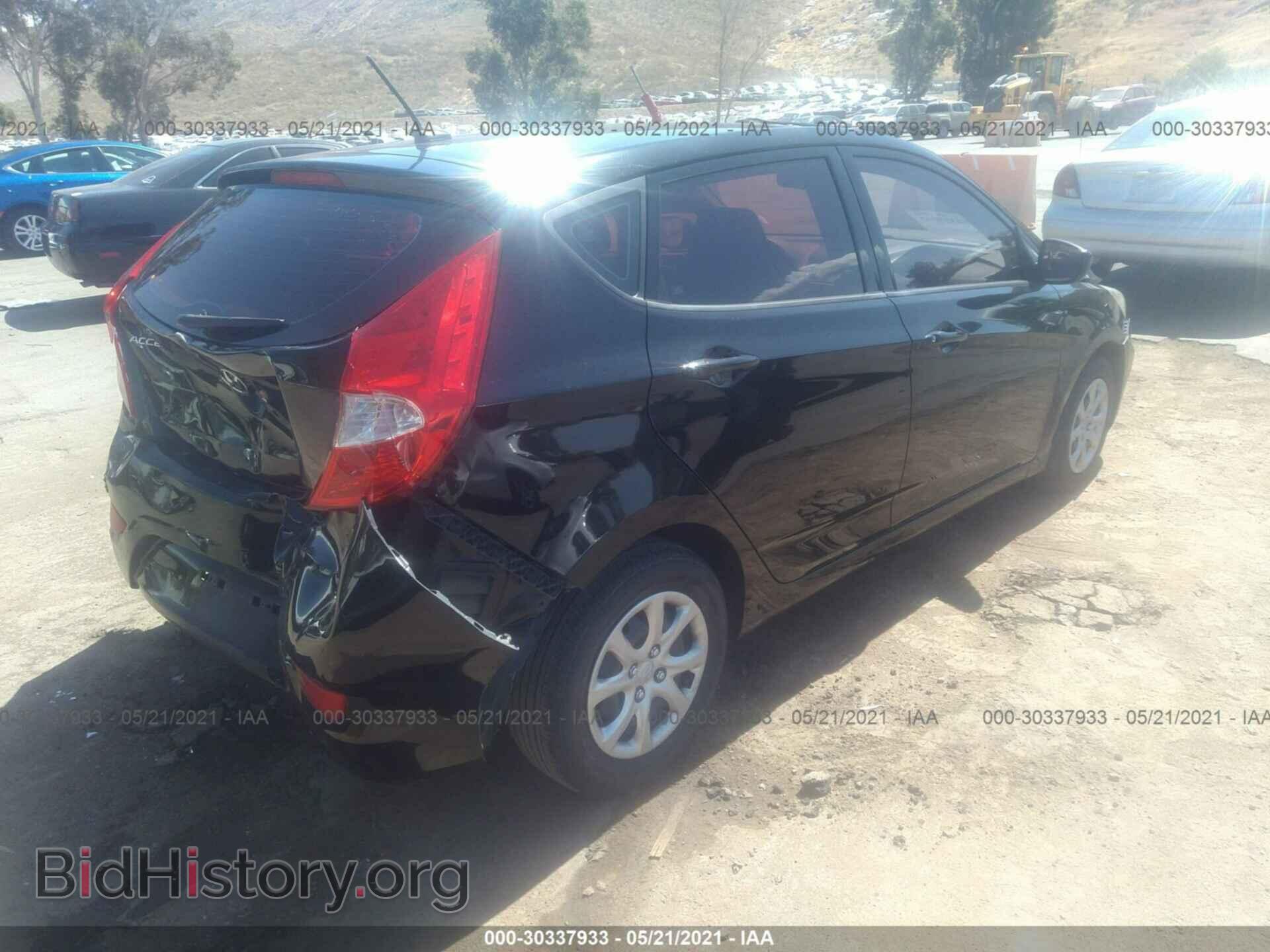 2014 HYUNDAI ACCENT - VIN: KMHCT5AE6EU153473 - Photo 4