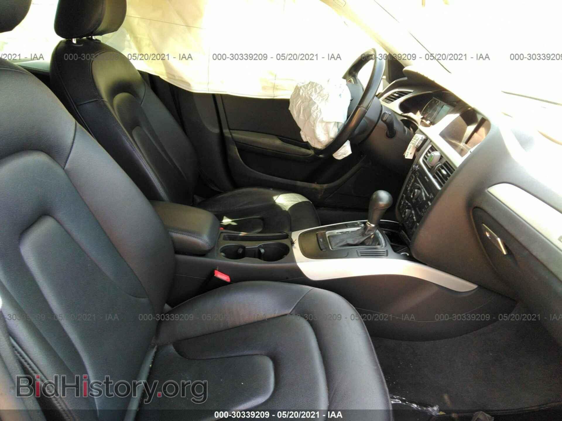 2012 AUDI A4 - VIN: WAUBFAFL4CN010534 - Photo 5