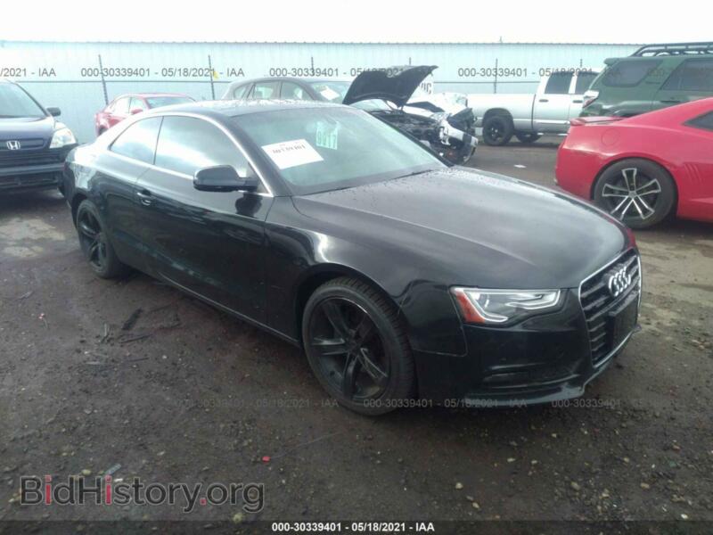 2014 Audi A5 Premium (VIN WAUCFAFR3EA025707) — photo 1 of 11, IAAI, damage: theft