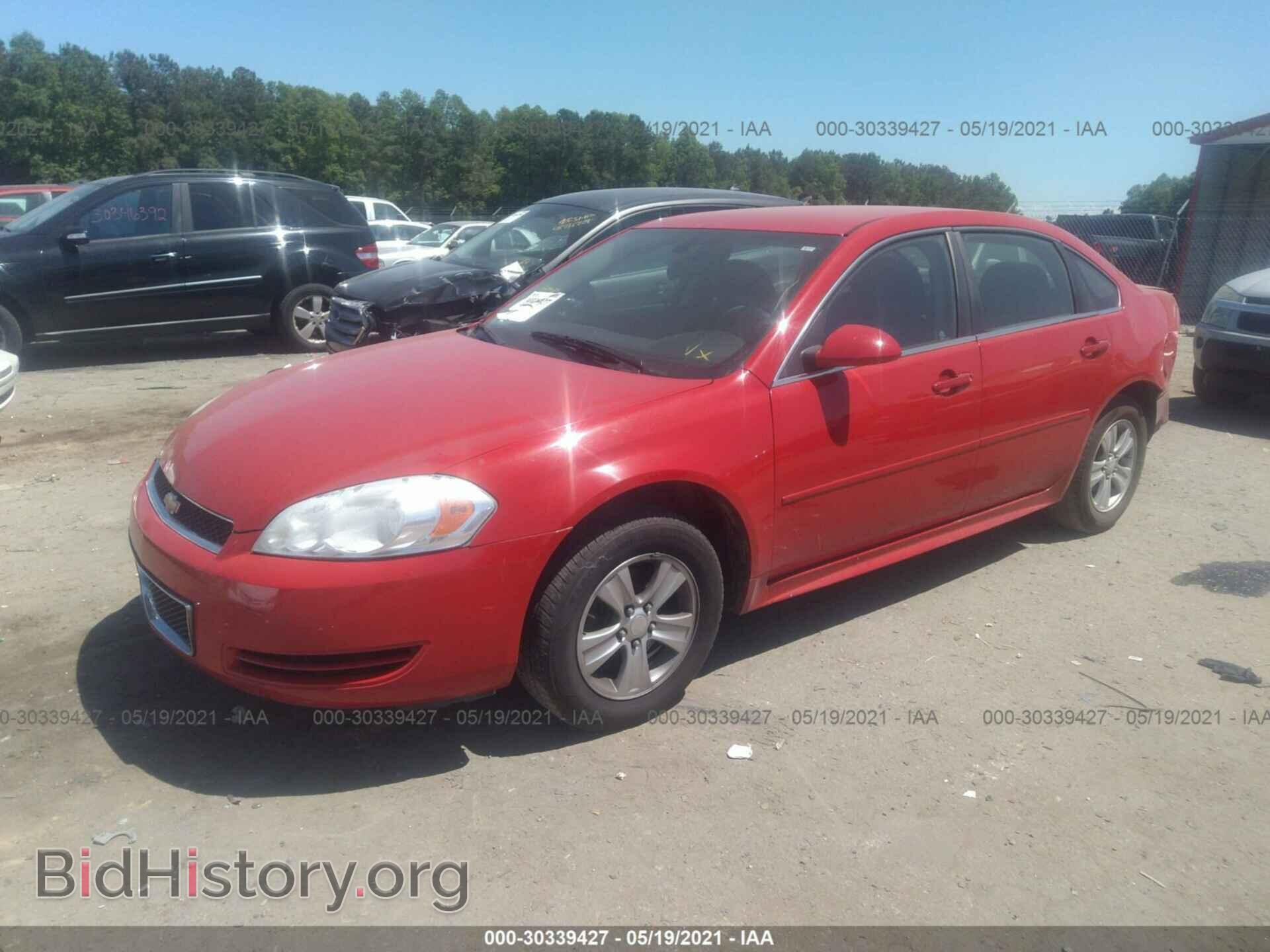 2012 CHEVROLET IMPALA - VIN: 2G1WF5E38C1190897 - Фото 2