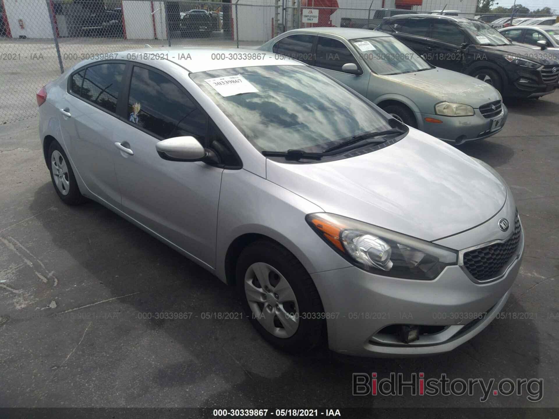 Photo KNAFK4A68G5501646 - KIA FORTE 2016