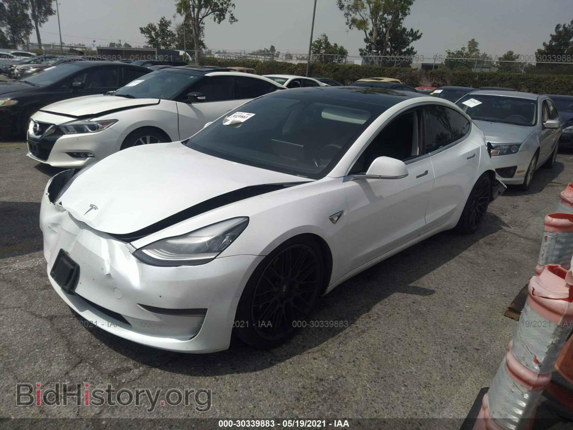 2019 TESLA MODEL 3 - VIN: 5YJ3E1EB8KF408359 - Photo 2