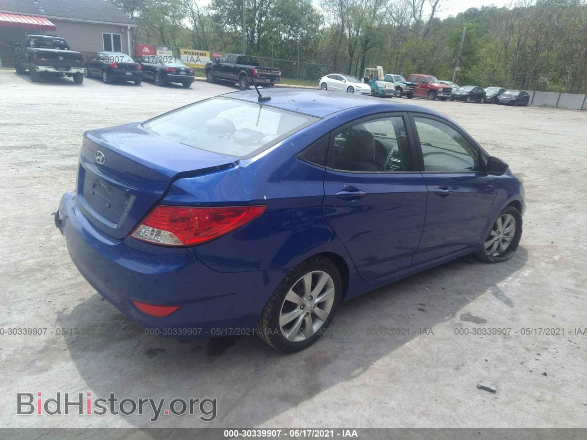 2012 HYUNDAI ACCENT - VIN: KMHCU4AE8CU144696 - Фото 4