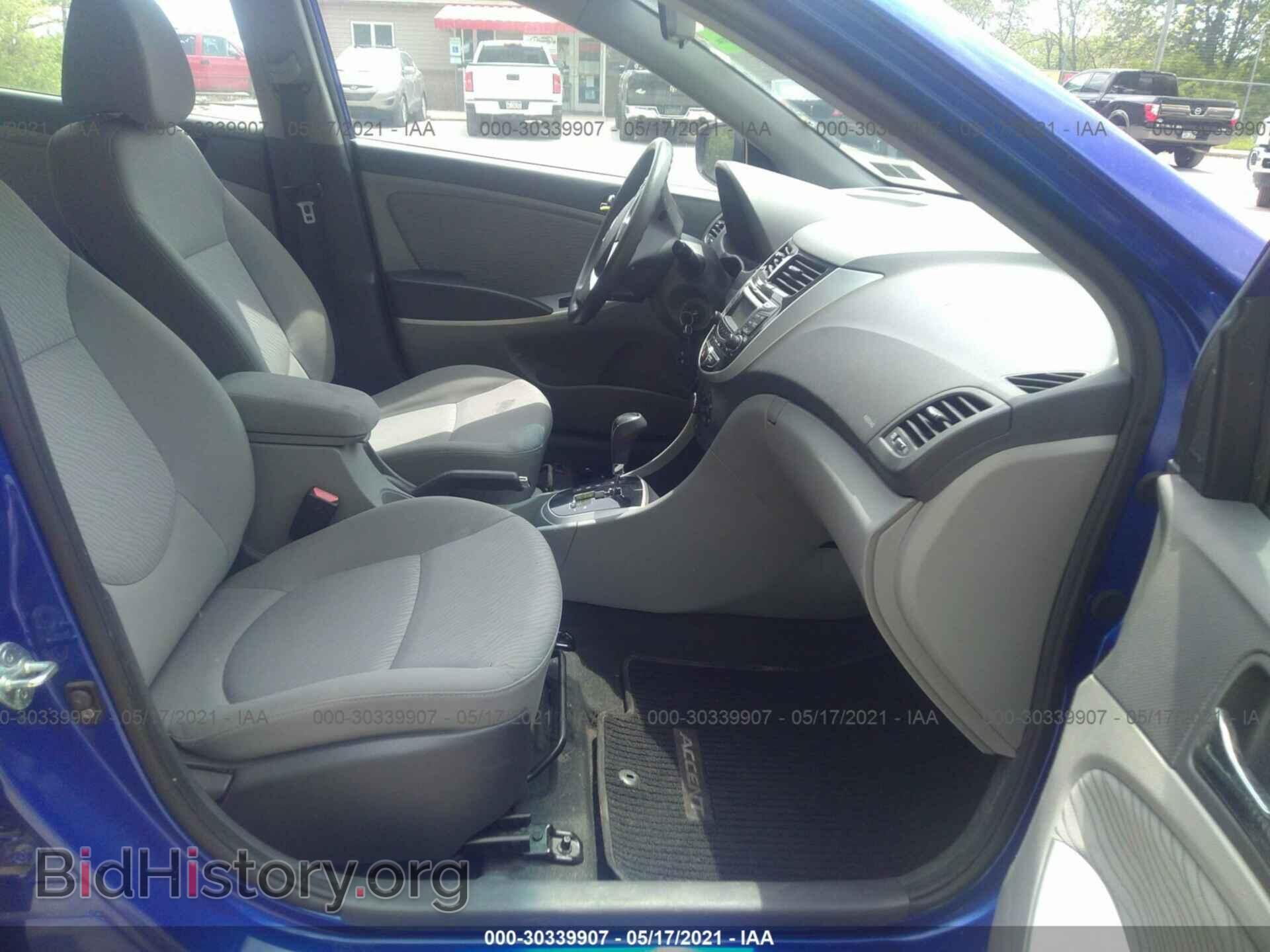2012 HYUNDAI ACCENT - VIN: KMHCU4AE8CU144696 - Фото 5