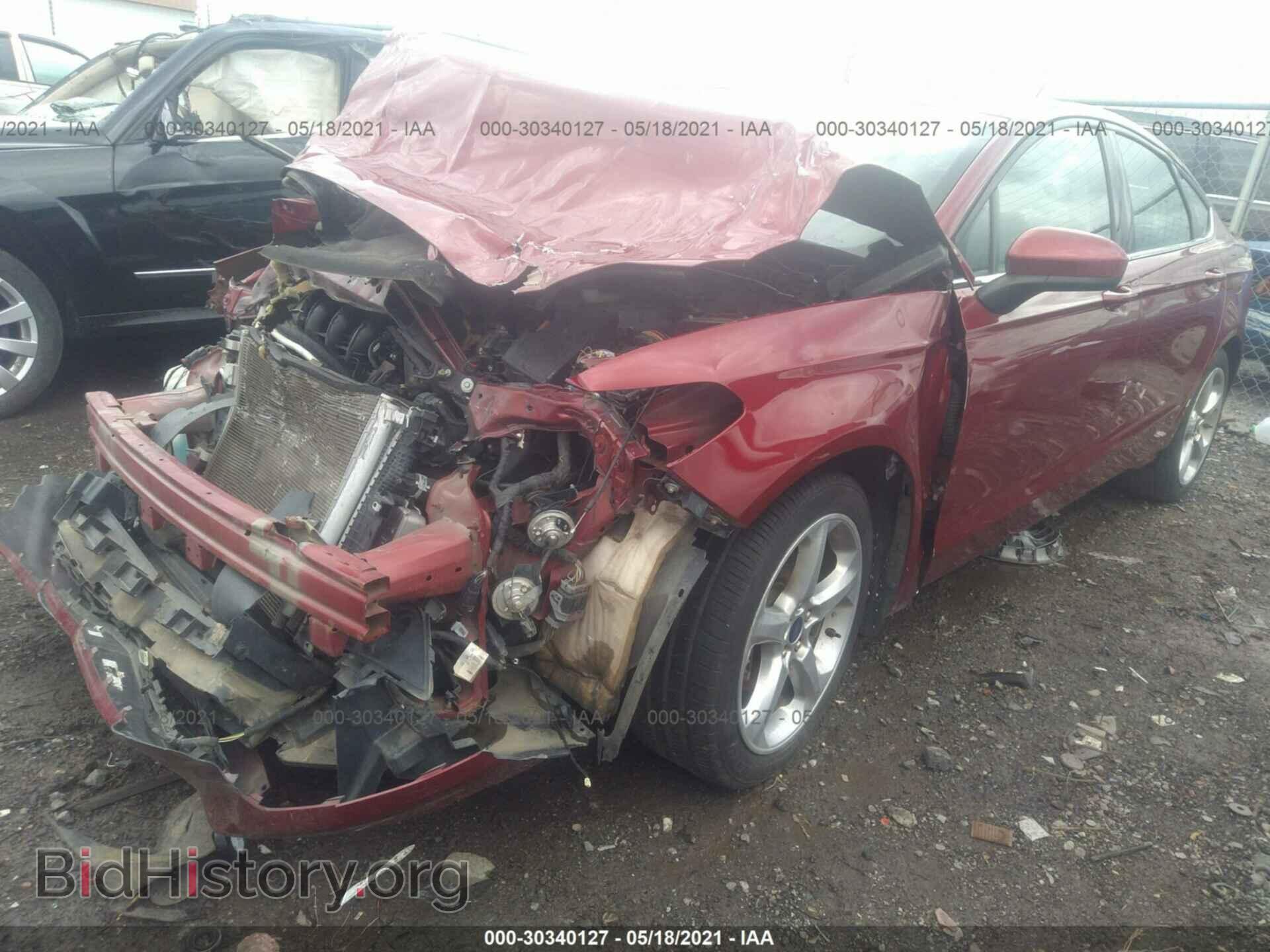 2016 FORD FUSION - VIN: 3FA6P0G76GR323882 - Фото 2