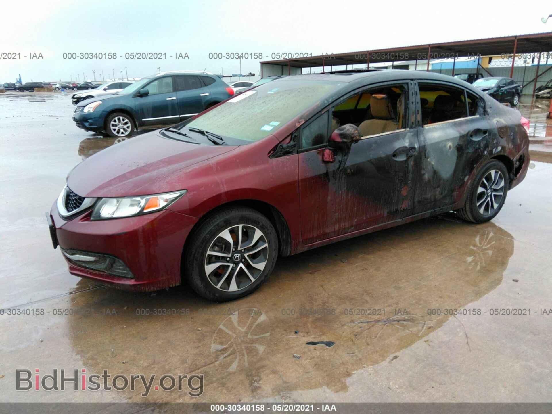 2013 HONDA CIVIC SDN - VIN: 19XFB2F87DE062134 - Фото 2