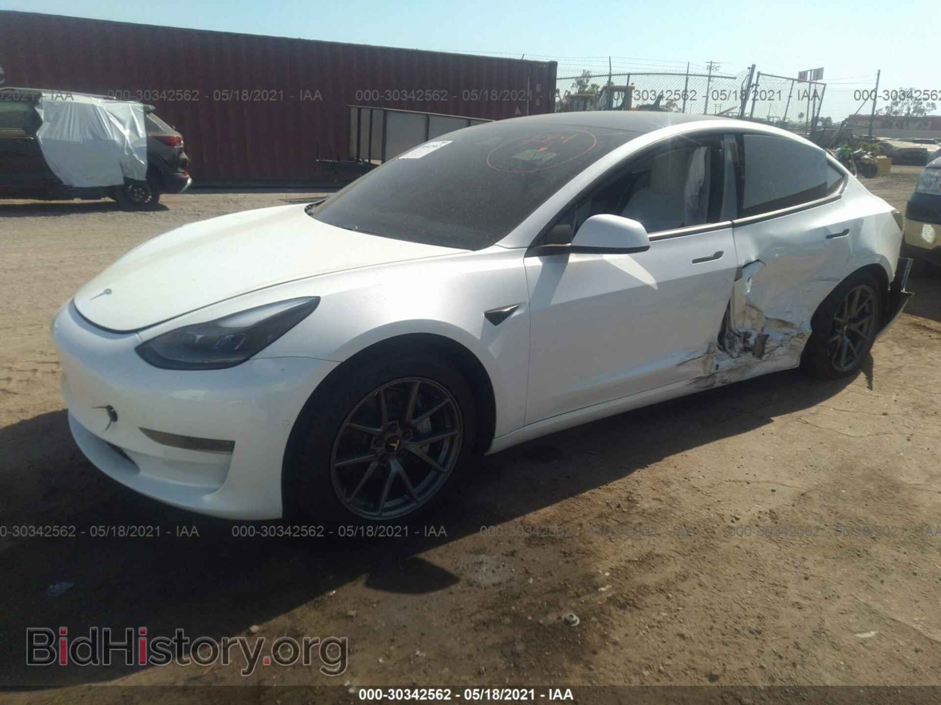 2021 TESLA MODEL 3 - VIN: 5YJ3E1EA4MF928858 - Photo 2