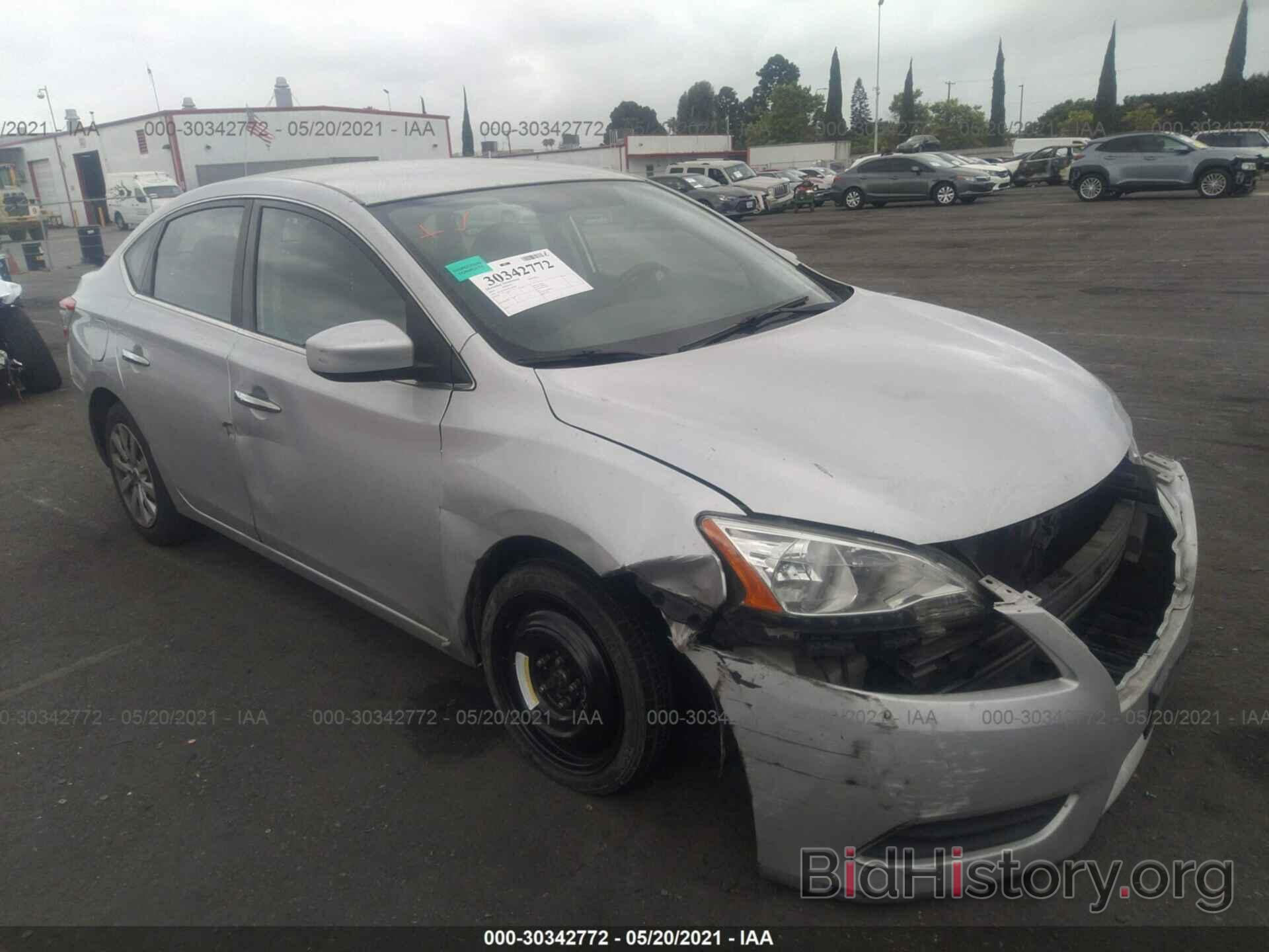 Photo 3N1AB7APXEL660160 - NISSAN SENTRA 2014