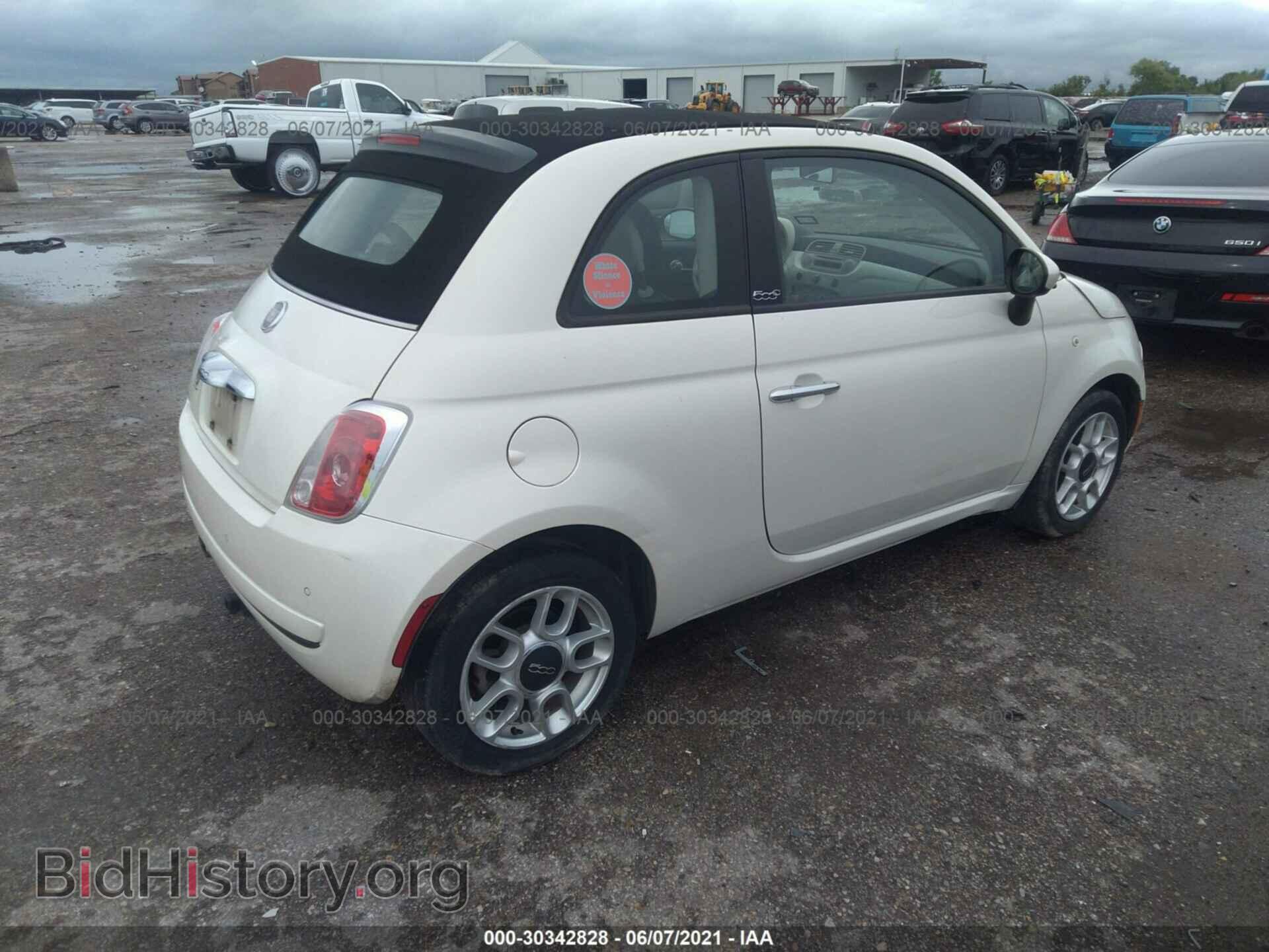 2012 FIAT 500 - VIN: 3C3CFFDR0CT220435 - Фото 4