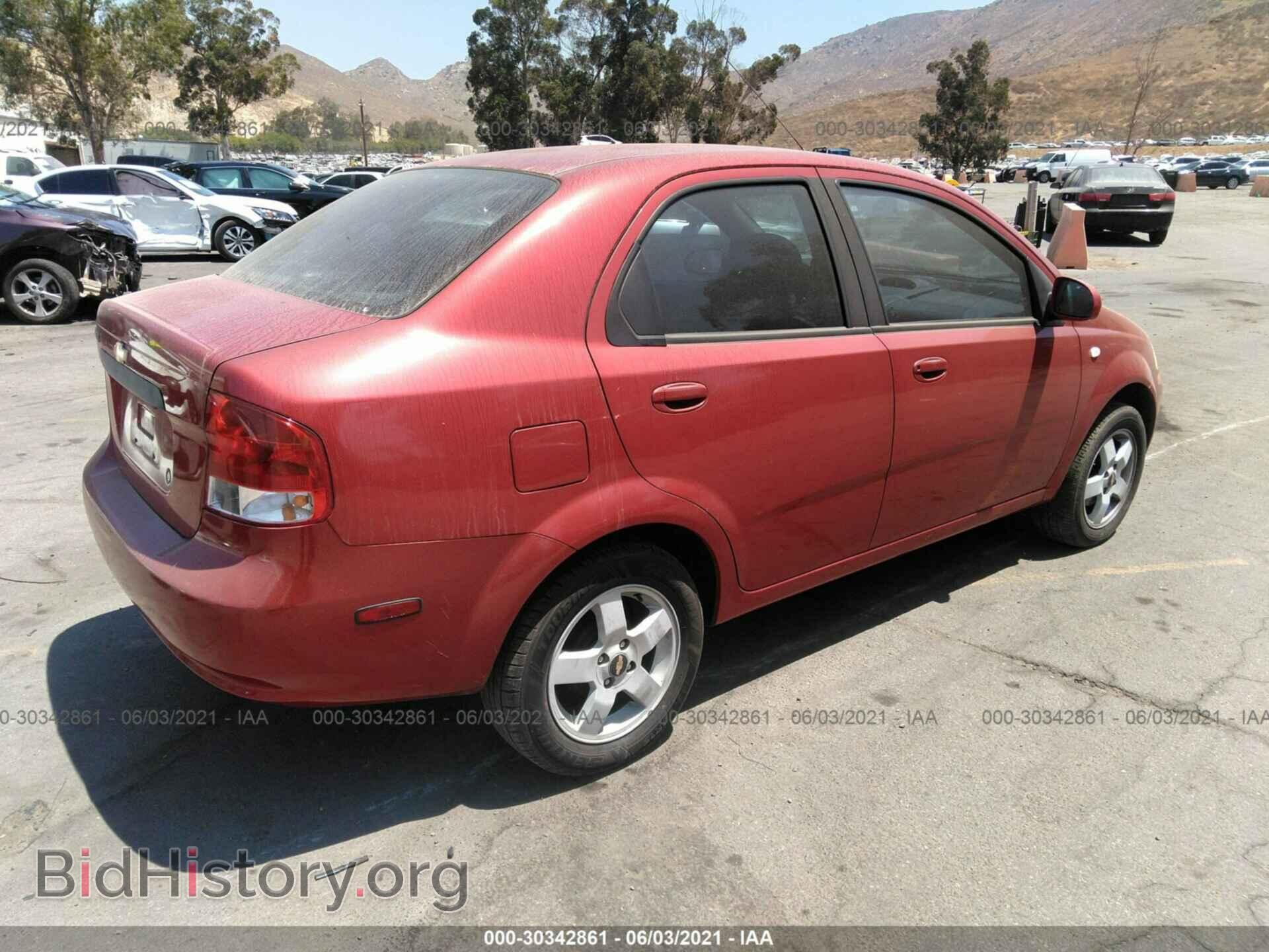 2006 CHEVROLET AVEO - VIN: KL1TG56686B669896 - Фото 4