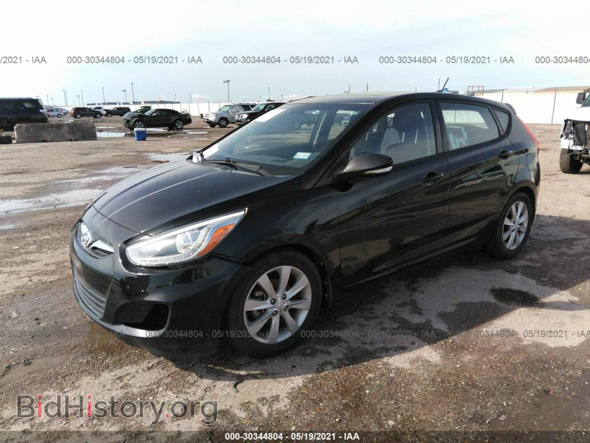 2014 HYUNDAI ACCENT - VIN: KMHCU5AE7EU152376 - Фото 2