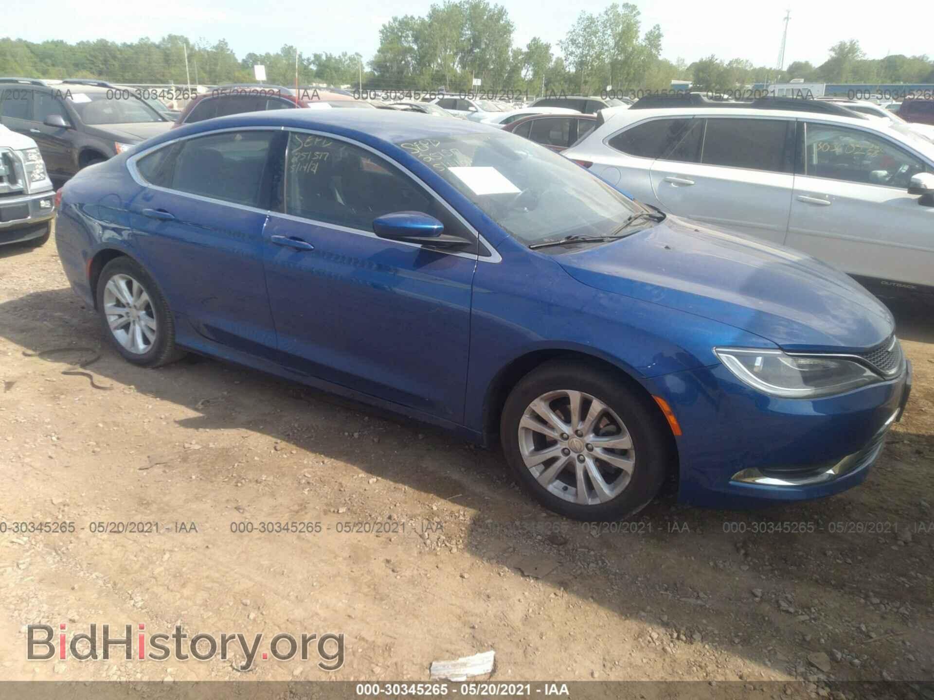 Фотография 1C3CCCABXFN701845 - CHRYSLER 200 2015