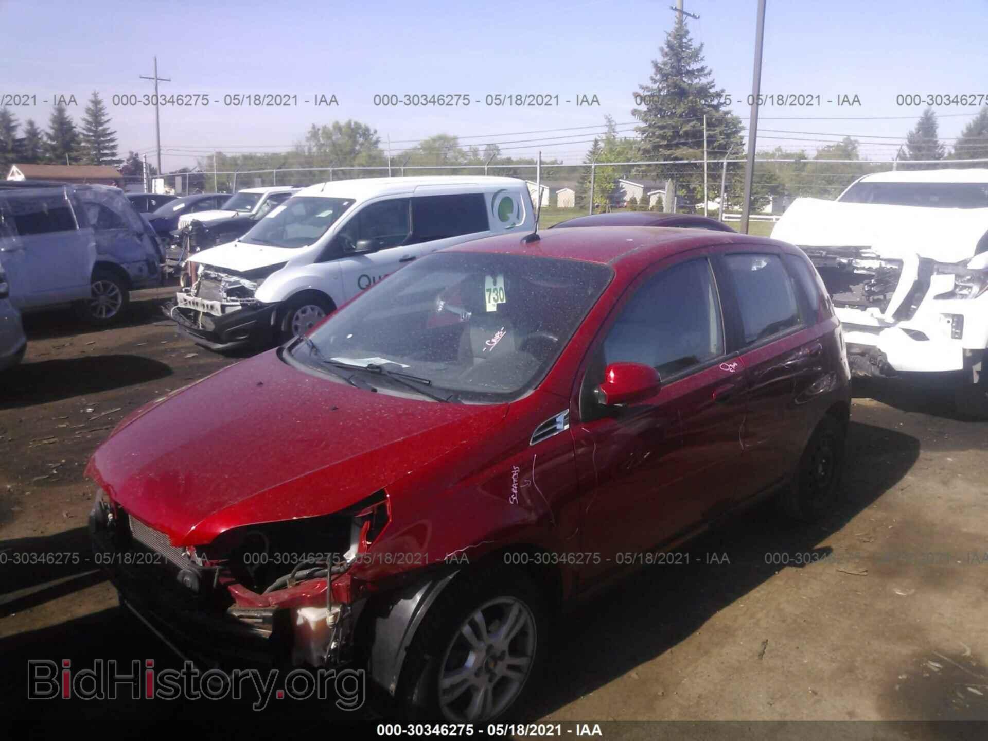 2011 CHEVROLET AVEO - VIN: KL1TD6DE1BB201382 - Фото 2