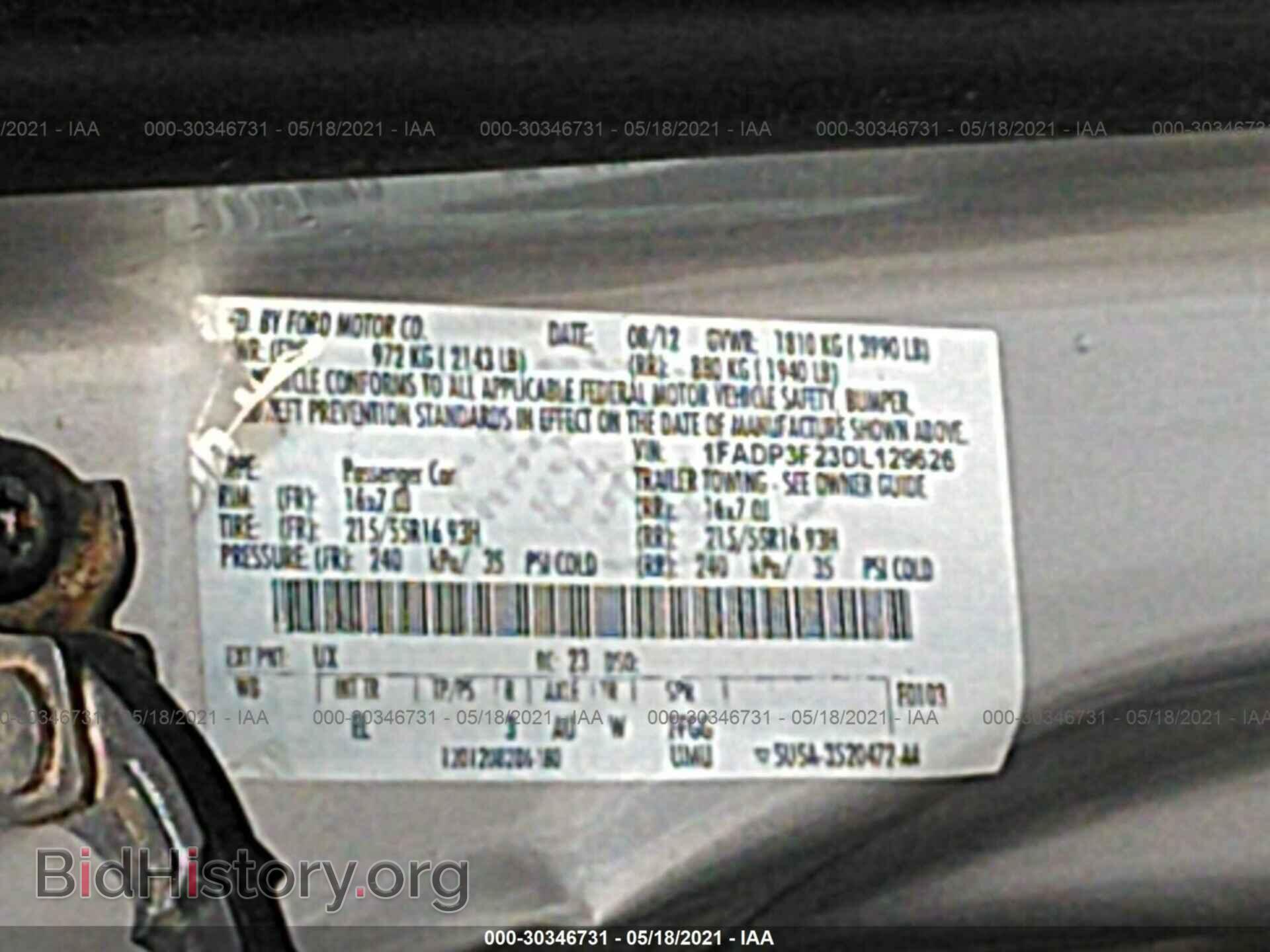 2013 FORD FOCUS - VIN: 1FADP3F23DL129626 - Photo 9