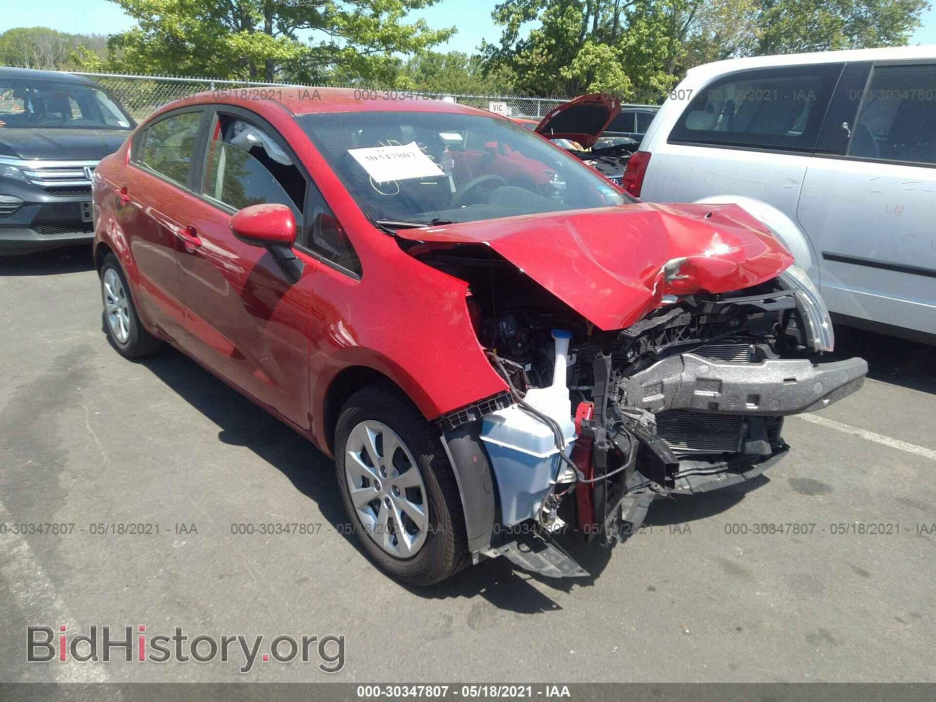 Фотография KNADN4A38C6061601 - KIA RIO 2012