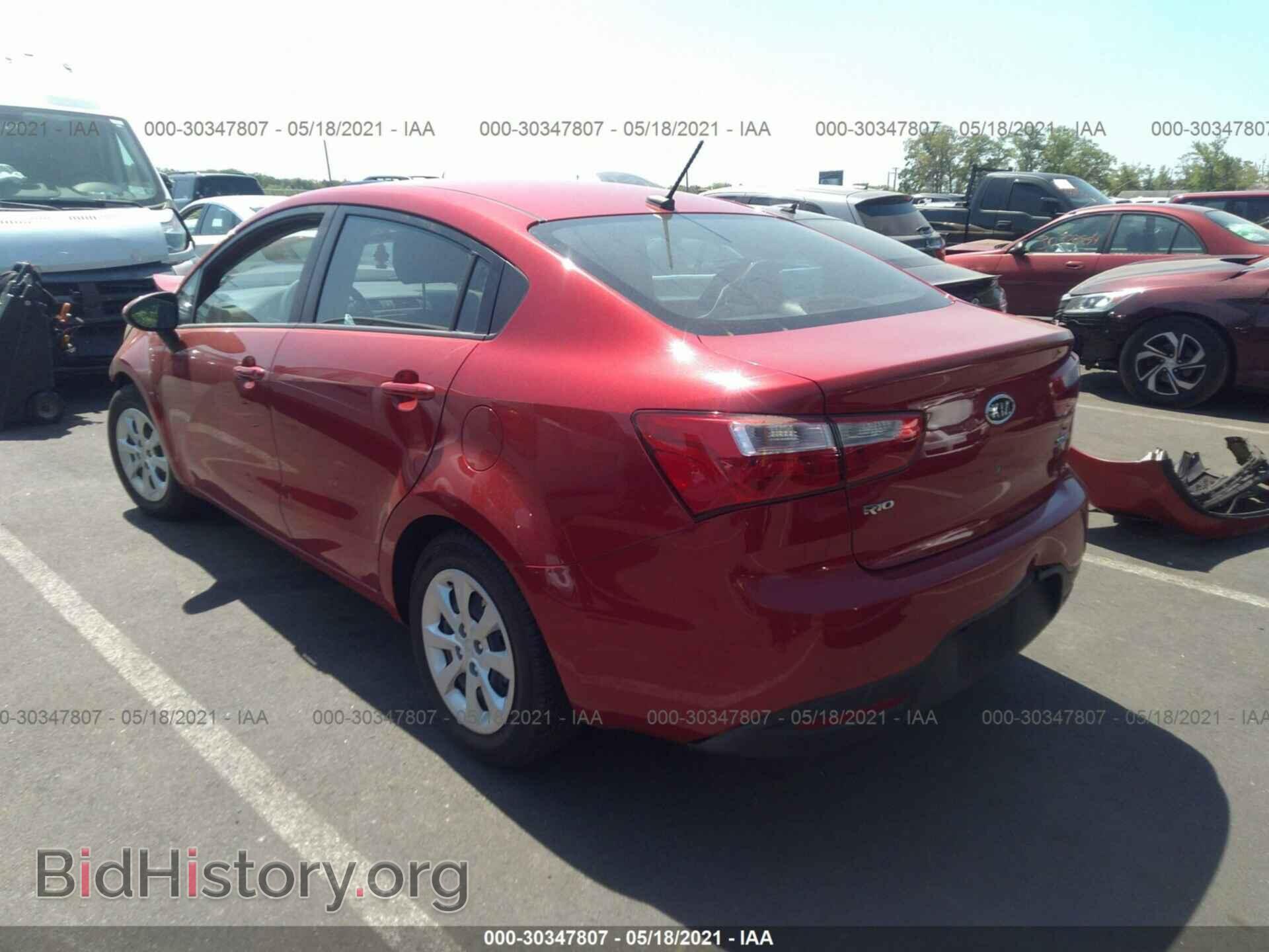 2012 KIA RIO - VIN: KNADN4A38C6061601 - Фото 3