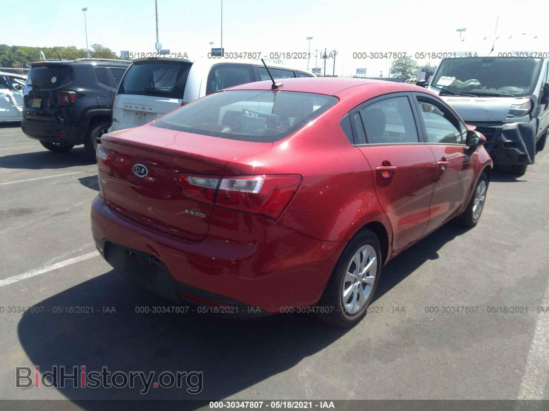 2012 KIA RIO - VIN: KNADN4A38C6061601 - Фото 4