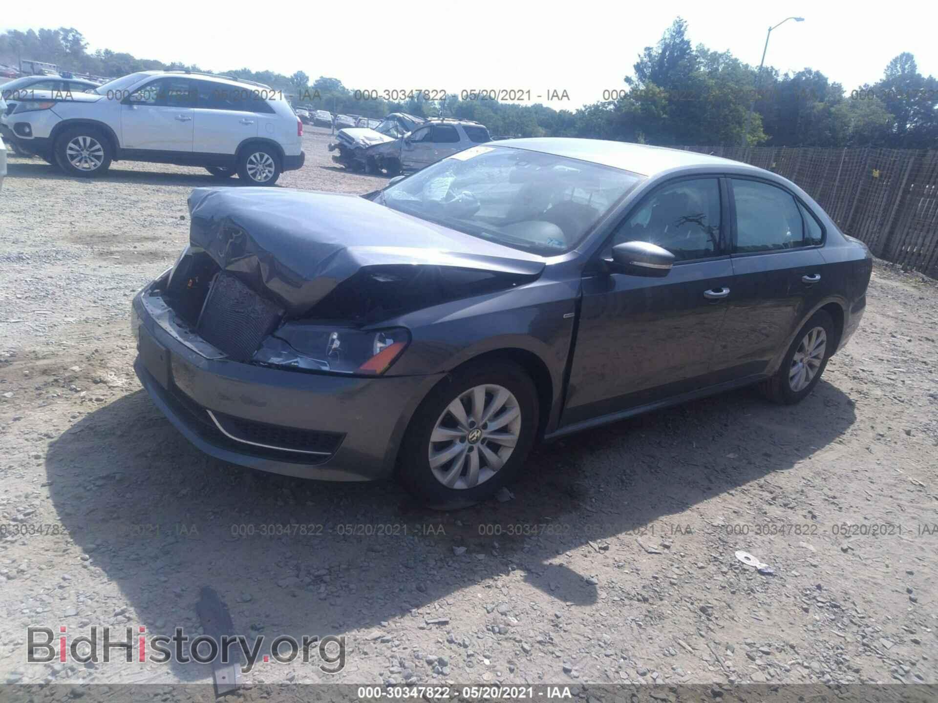 2014 VOLKSWAGEN PASSAT - VIN: 1VWAP7A33EC002085 - Фото 2