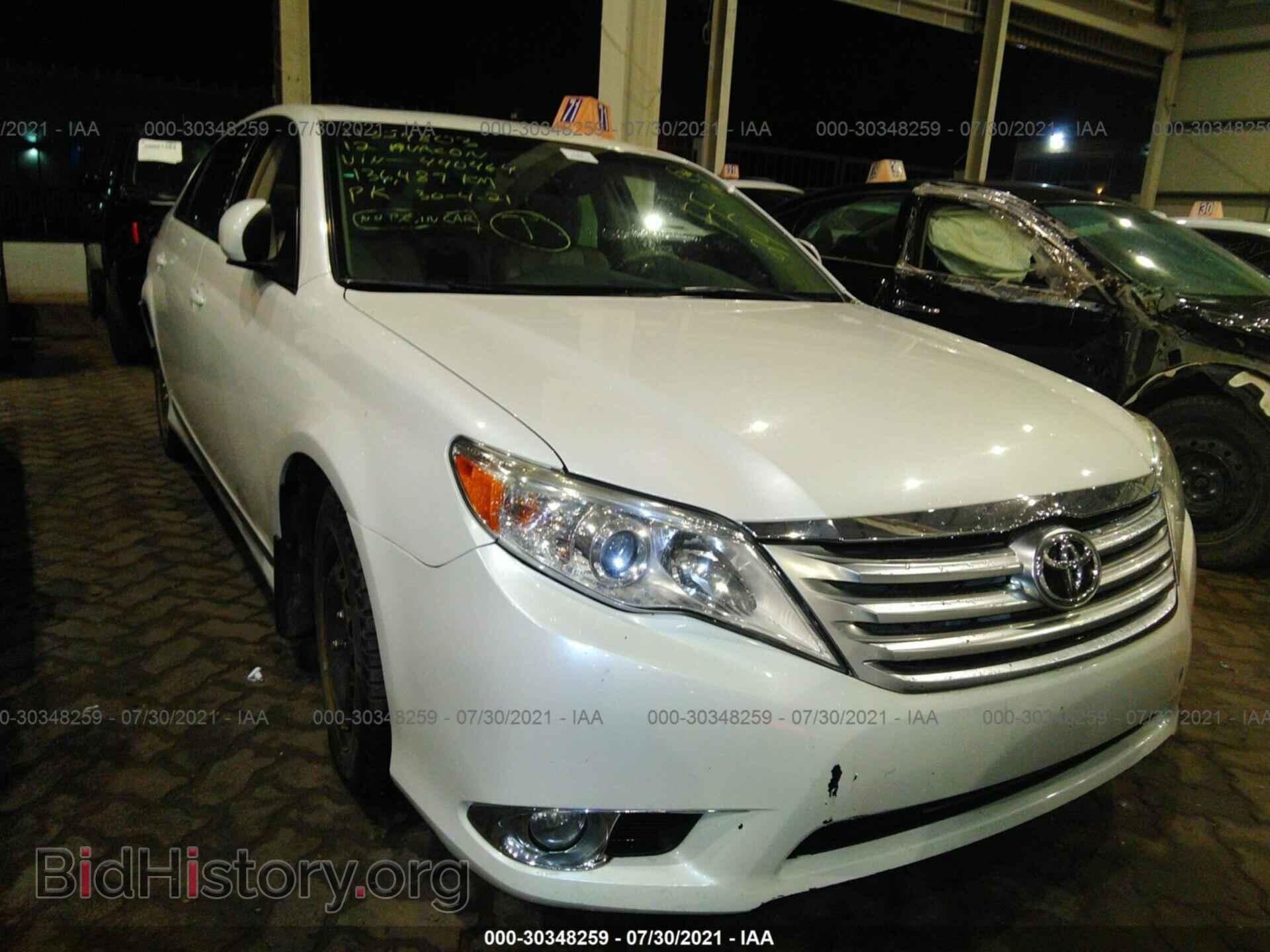 Фотография 0000K3DB3CU440464 - TOYOTA AVALON 2012