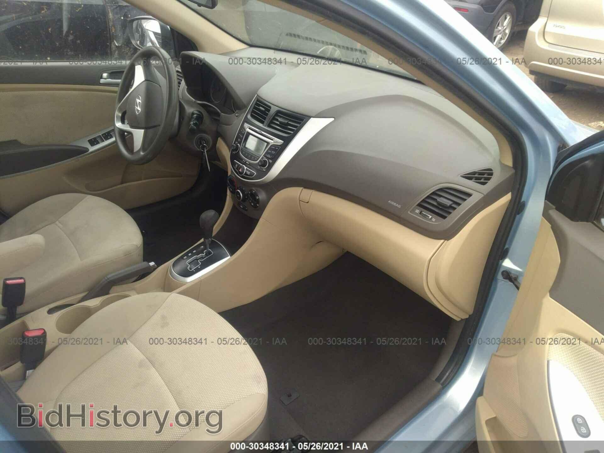 2013 HYUNDAI ACCENT - VIN: KMHCT4AE2DU397050 - Фото 5