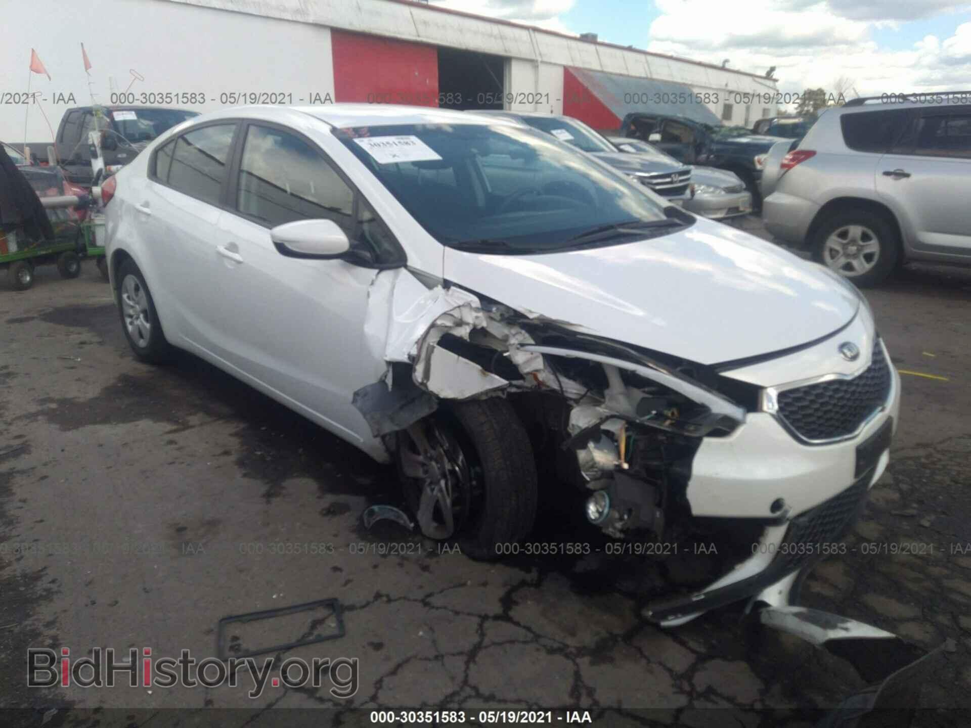 Photo KNAFK4A62E5073778 - KIA FORTE 2014