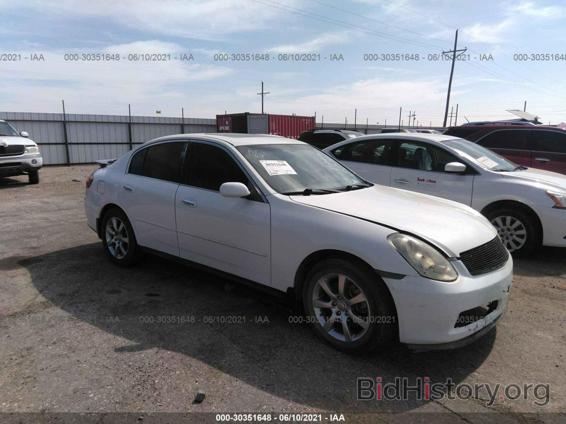 Photo JNKCV51F56M605002 - INFINITI G35 SEDAN 2006