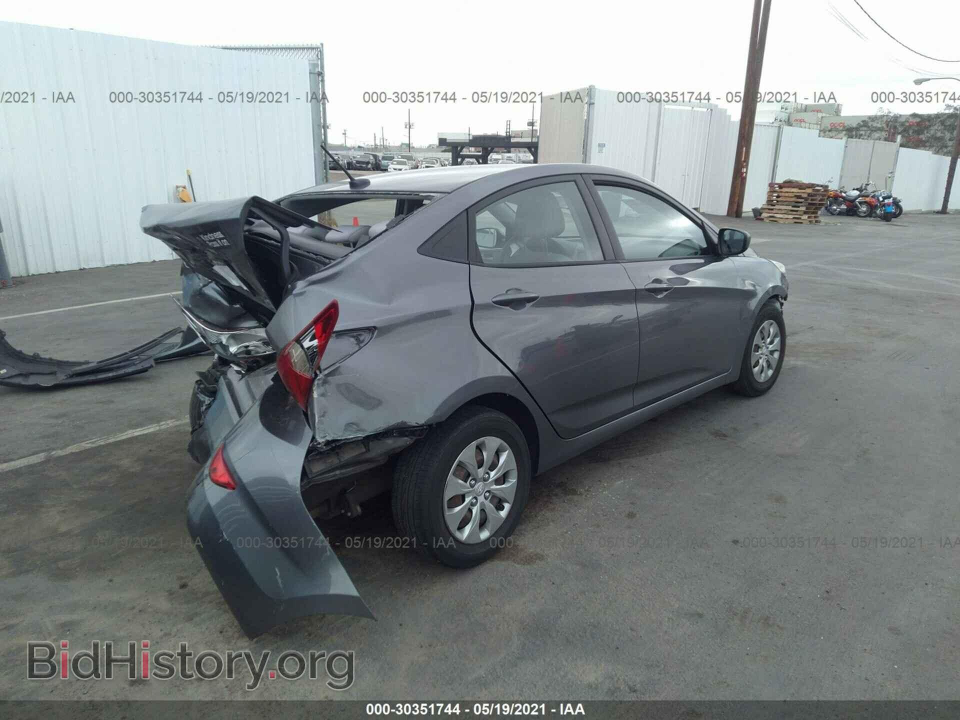 2016 HYUNDAI ACCENT - VIN: KMHCT4AE6GU996750 - Фото 4