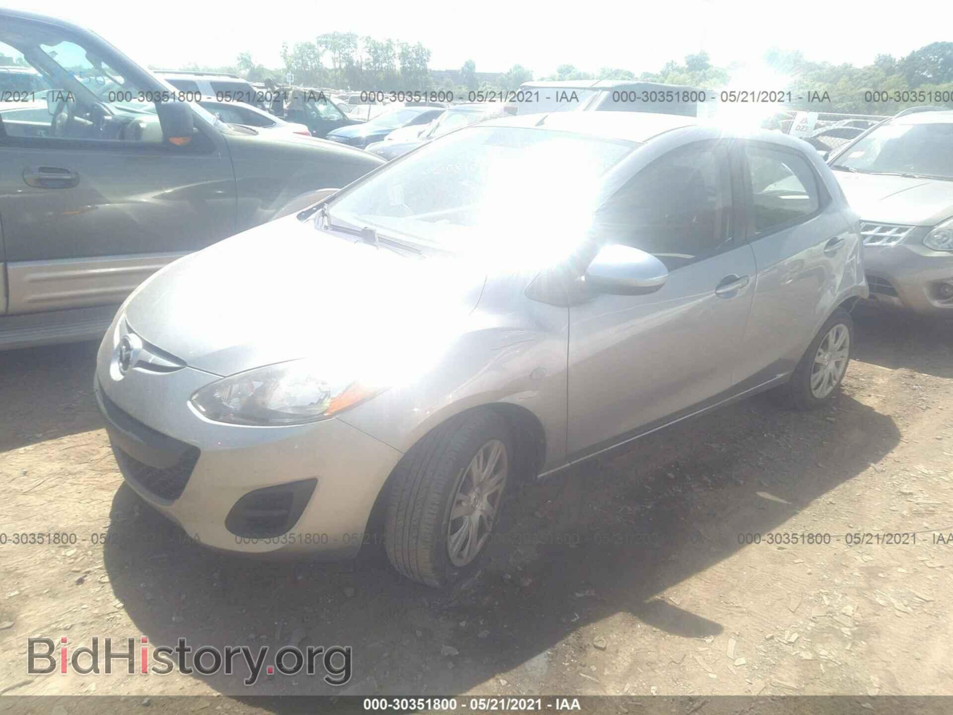 2014 MAZDA MAZDA2 - VIN: JM1DE1KY5E0174309 - Фото 2