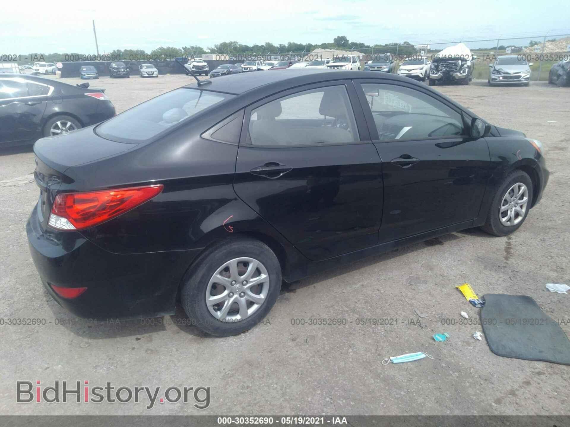 2013 HYUNDAI ACCENT - VIN: KMHCT4AE1DU431933 - Фото 4