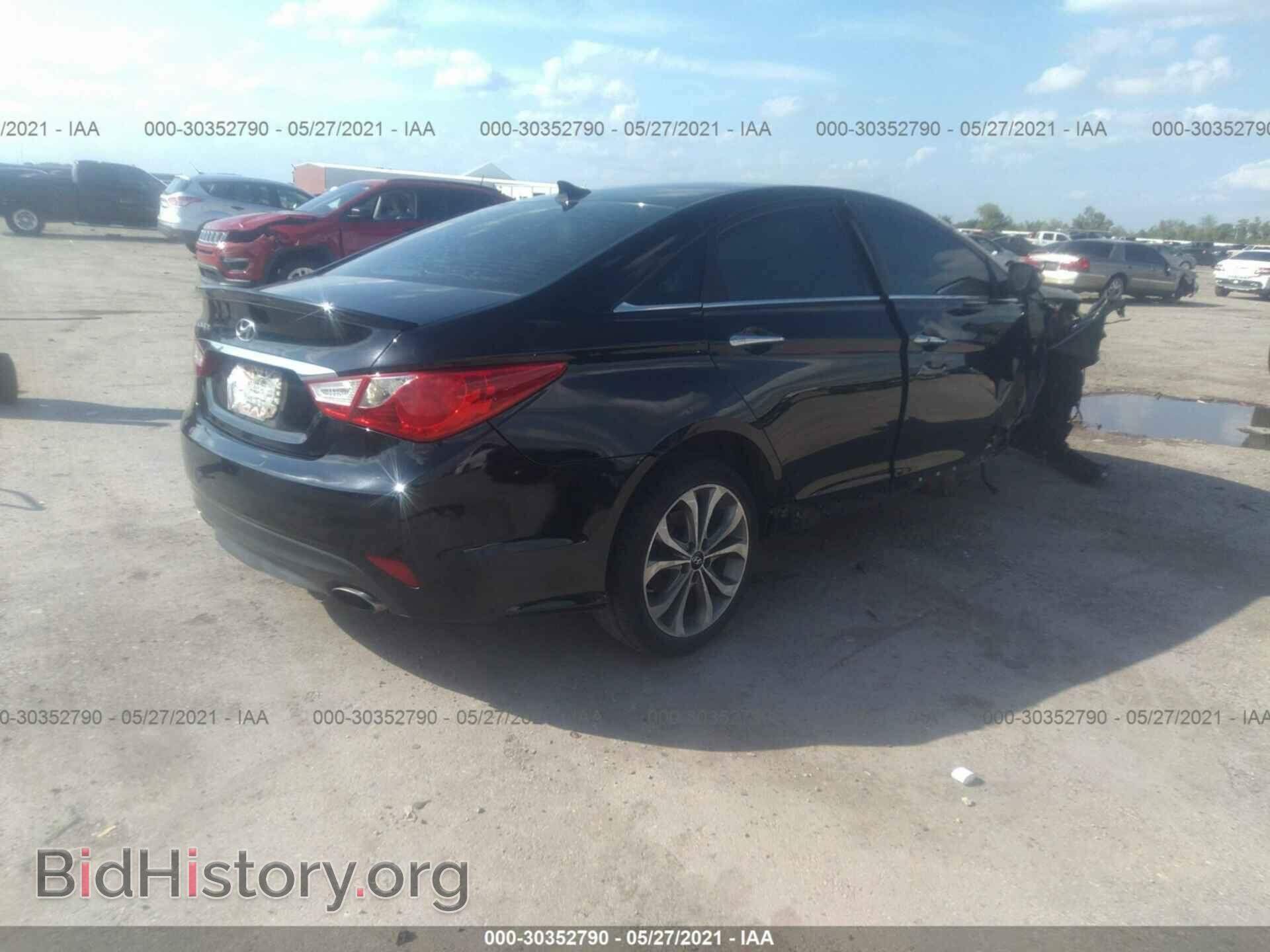 2014 HYUNDAI SONATA - VIN: 5NPEC4AC4EH830455 - Фото 4