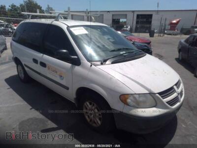 2007 Dodge CARAVAN SE, white — VIN 1D4GP25E97B172832, IAAI