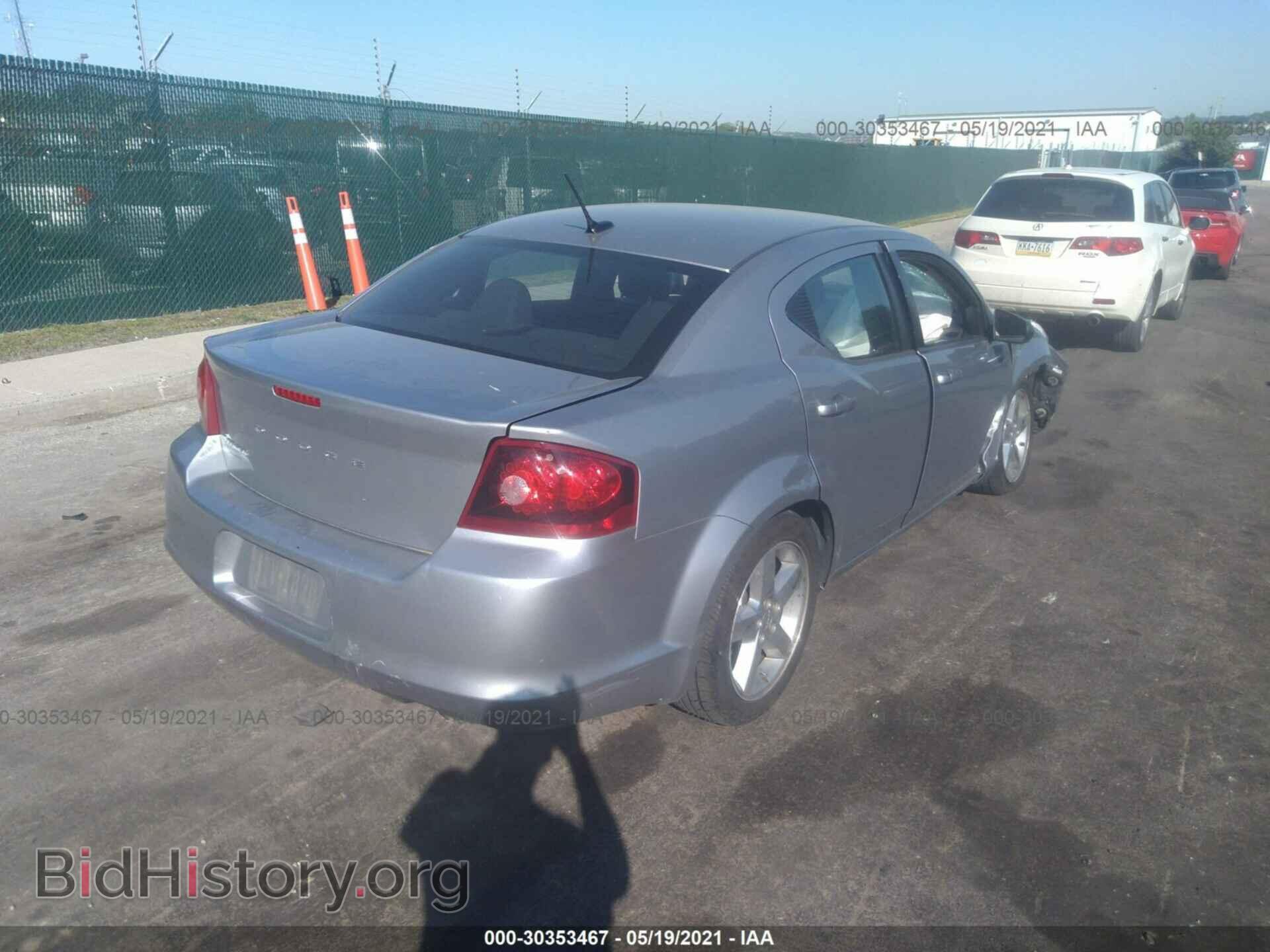 2013 DODGE AVENGER - VIN: 1C3CDZAB9DN596471 - Фото 4