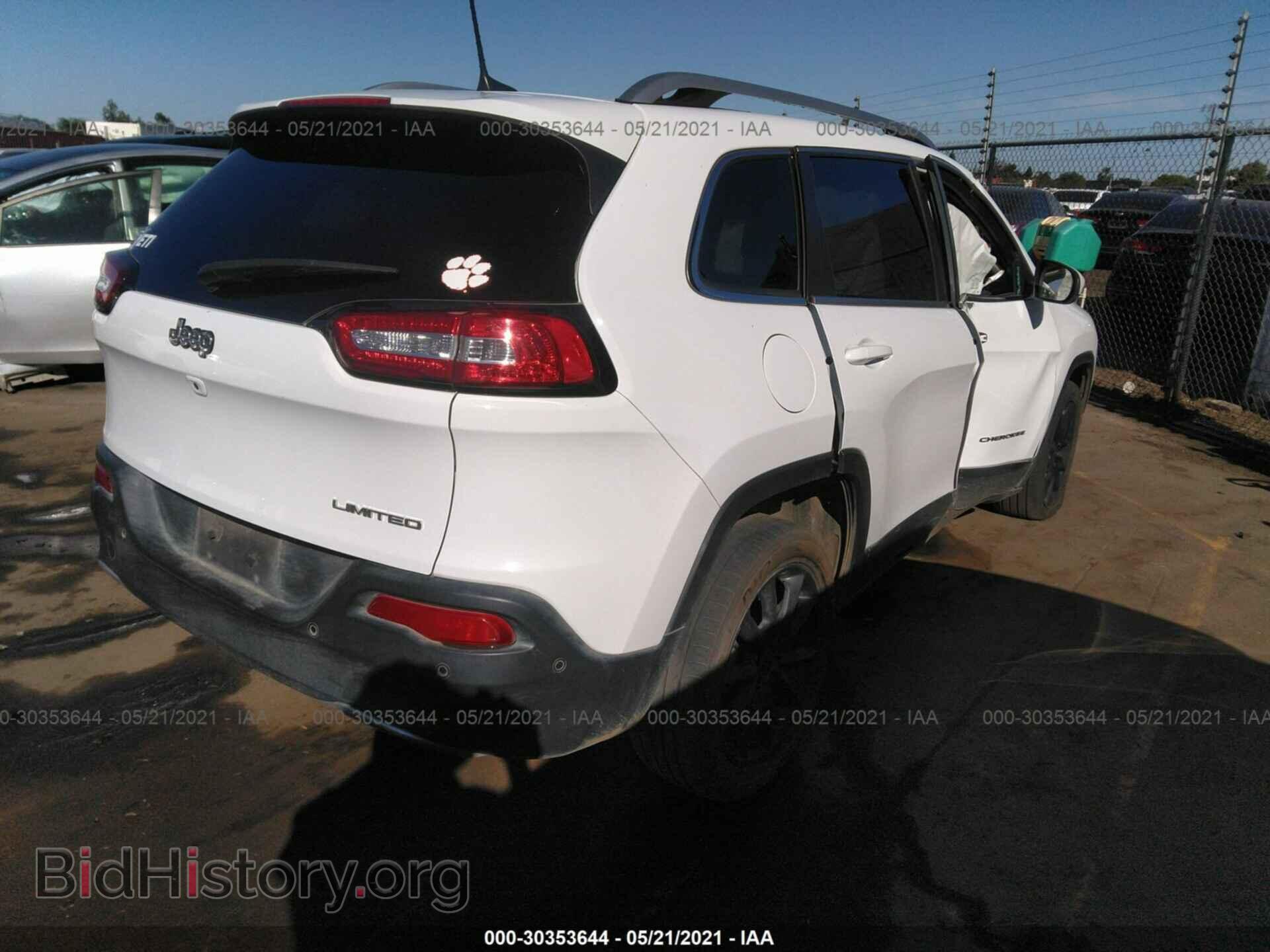 2016 JEEP CHEROKEE - VIN: 1C4PJLDB7GW329133 - Фото 4
