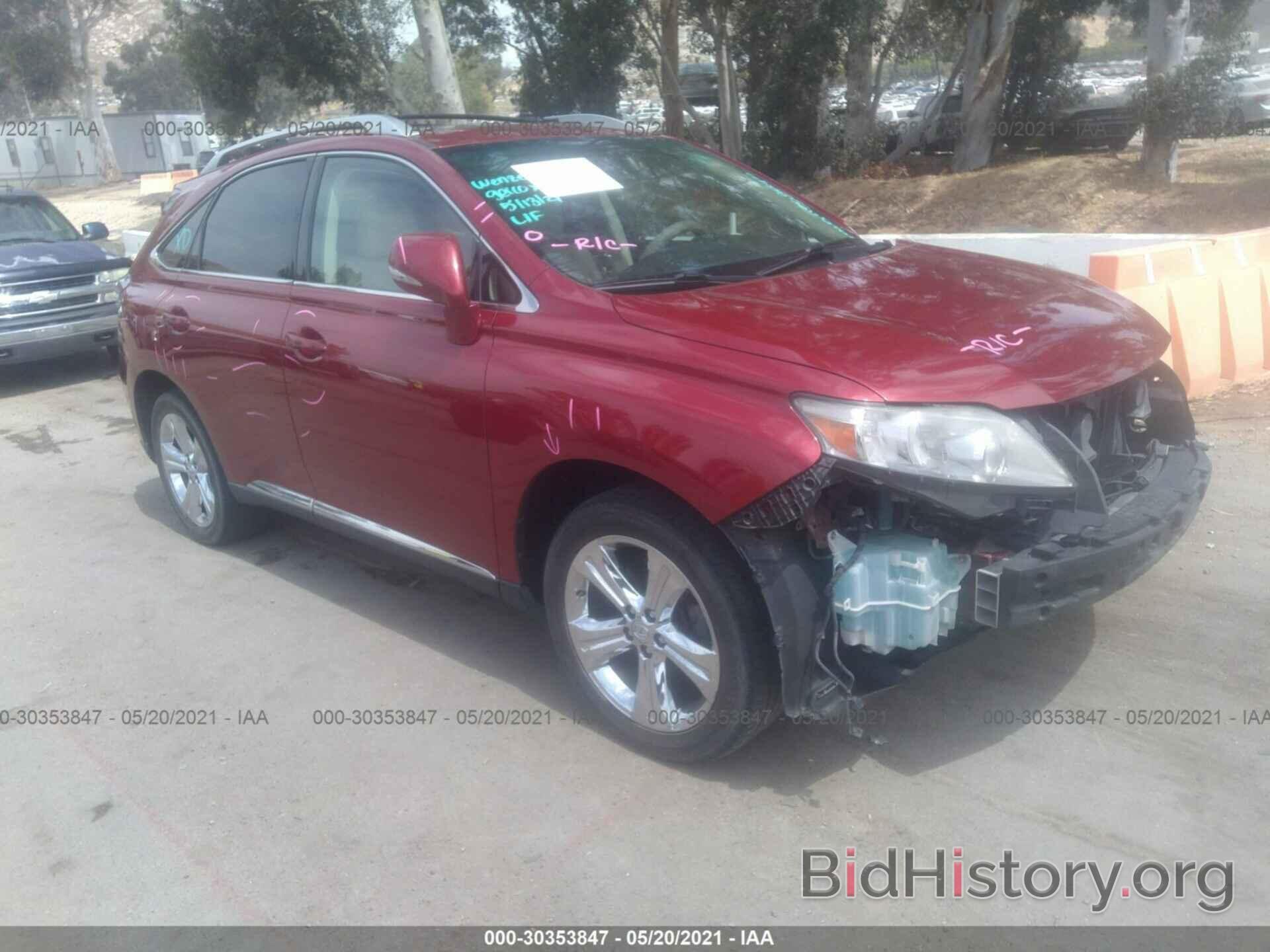 Photo 2T2ZK1BA0AC013492 - LEXUS RX 350 2010