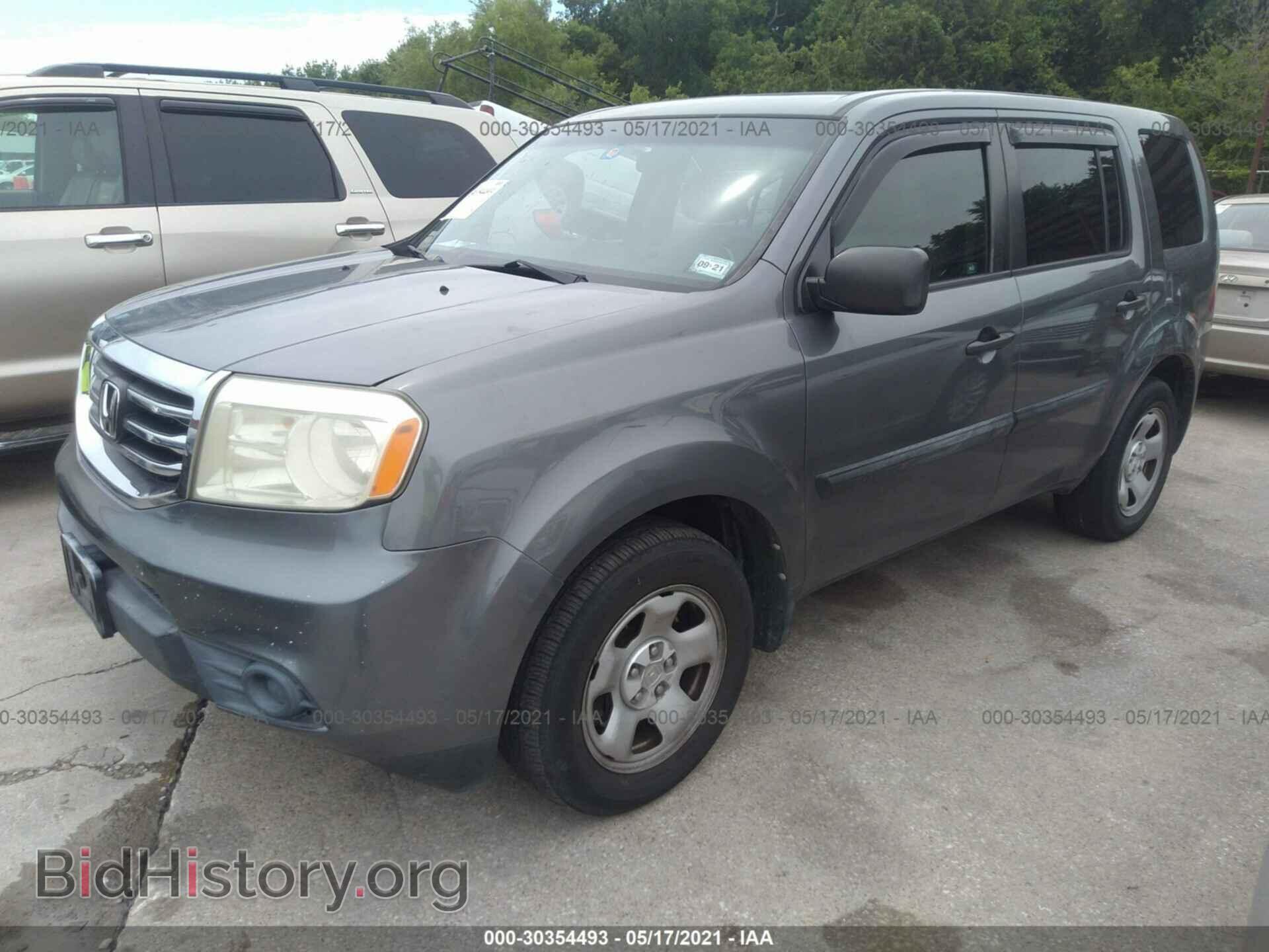 2012 HONDA PILOT - VIN: 5FNYF3H20CB014625 - Photo 2