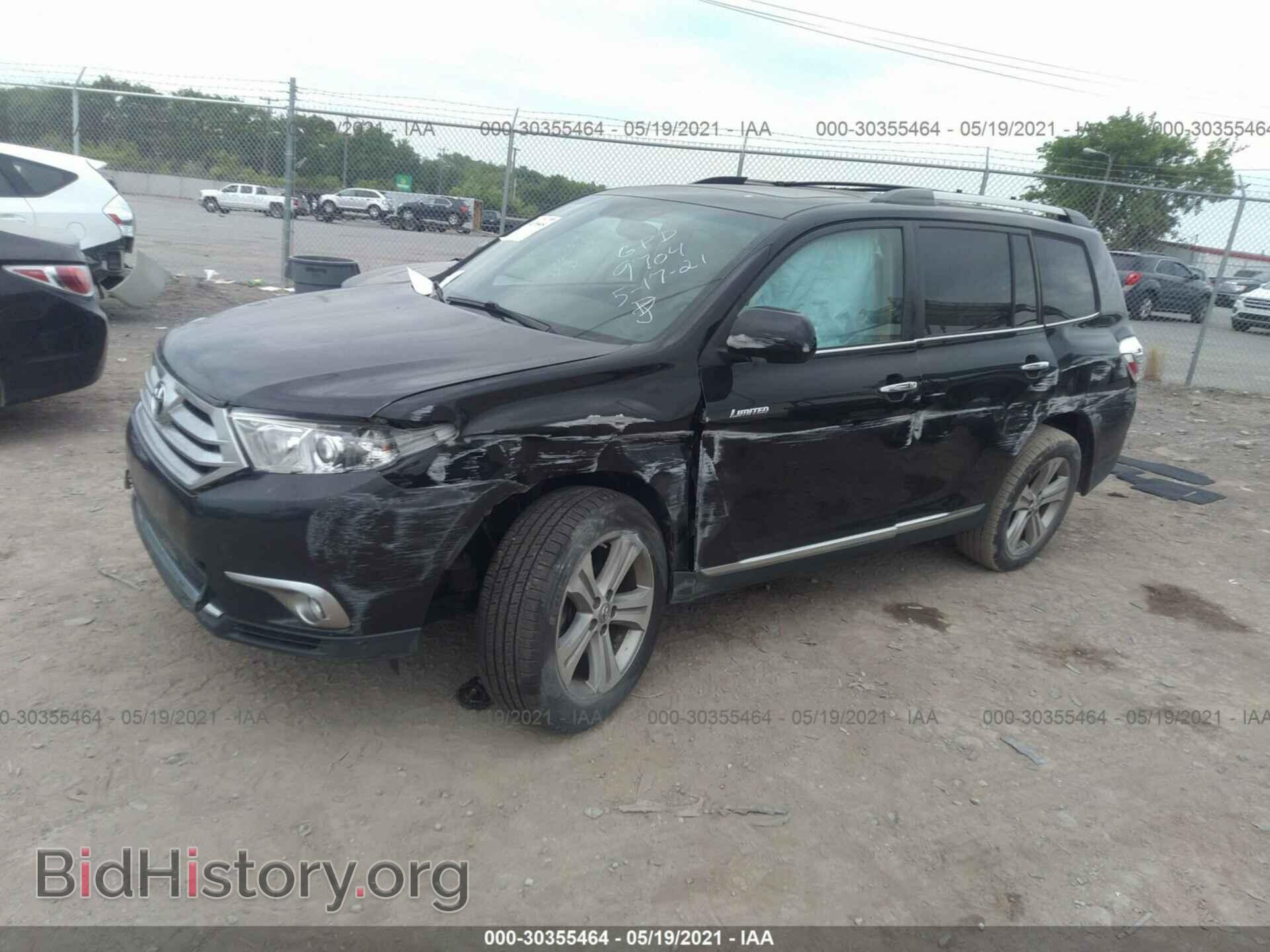 2012 TOYOTA HIGHLANDER - VIN: 5TDDK3EH5CS099704 - Фото 2