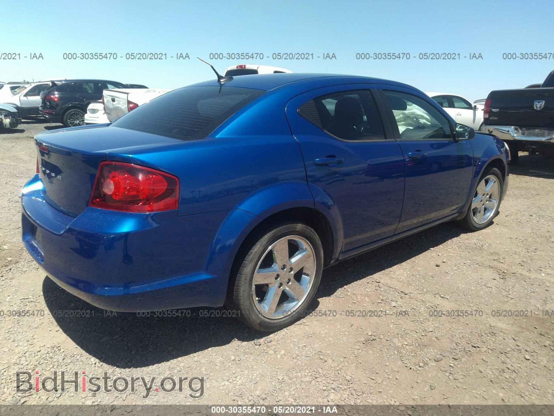 2013 DODGE AVENGER - VIN: 1C3CDZAB9DN564345 - Фото 4