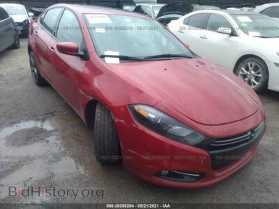 2014 Dodge DART GT, красный — VIN 1C3CDFEB8ED876723, IAAI