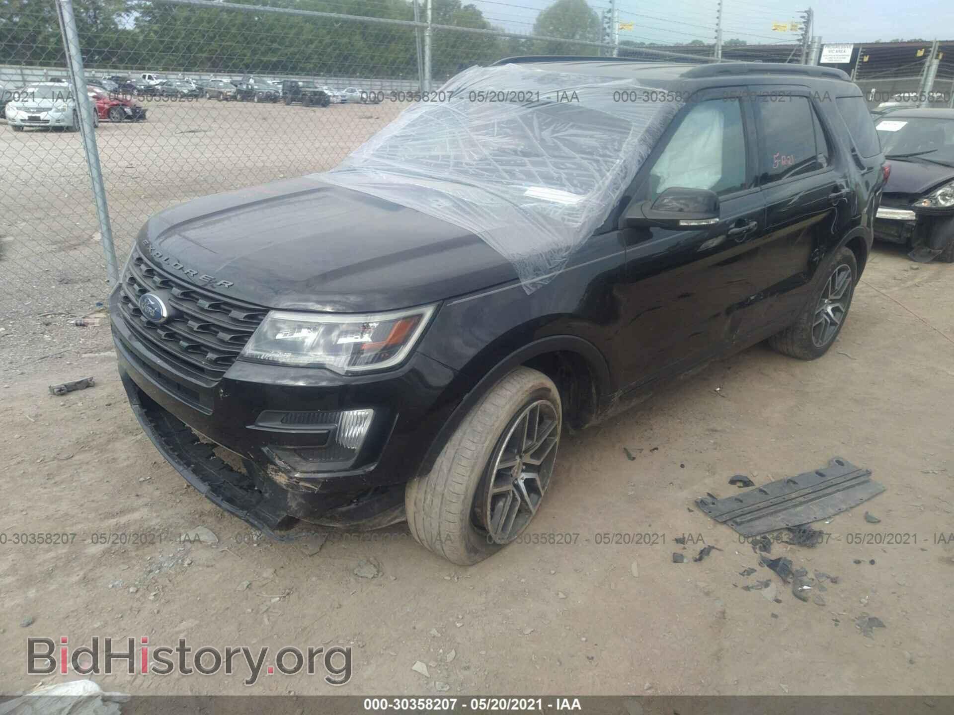 2016 FORD EXPLORER - VIN: 1FM5K8GTXGGA70326 - Фото 2