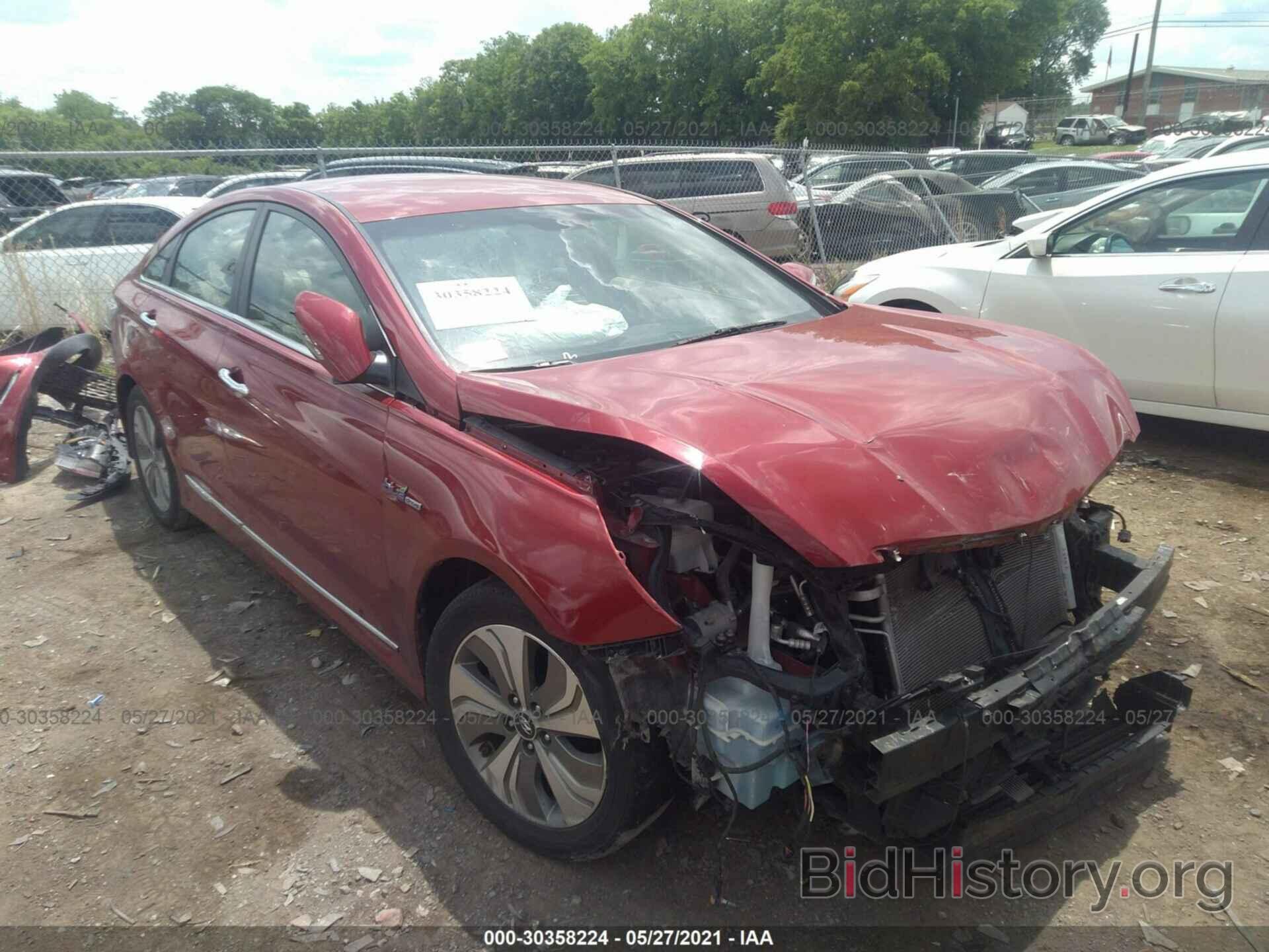 Photo KMHEC4A47DA082780 - HYUNDAI SONATA HYBRID 2013