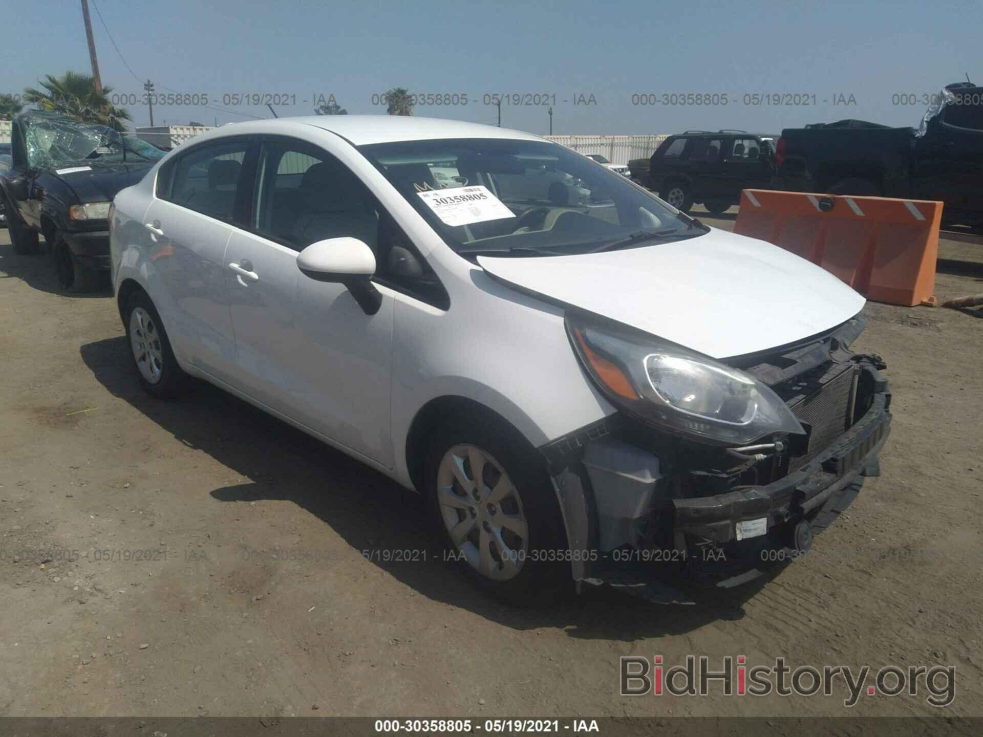 Photo KNADM4A31C6045906 - KIA RIO 2012