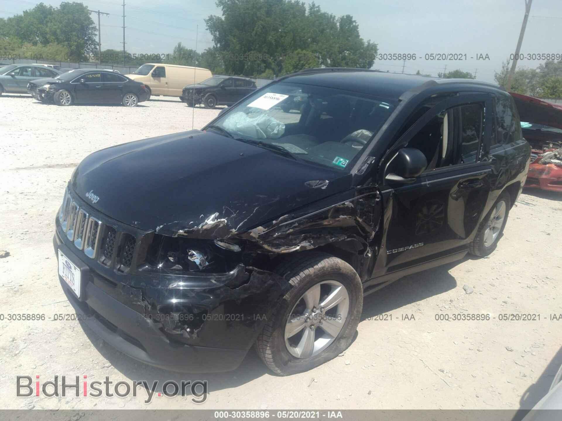 2016 JEEP COMPASS - VIN: 1C4NJDBB2GD572022 - Фото 2