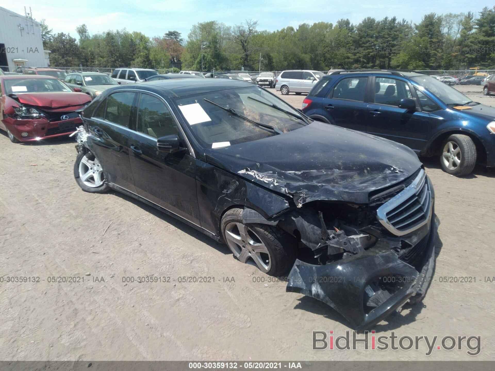 Photo WDDHF8JB9EA825624 - MERCEDES-BENZ E-CLASS 2014