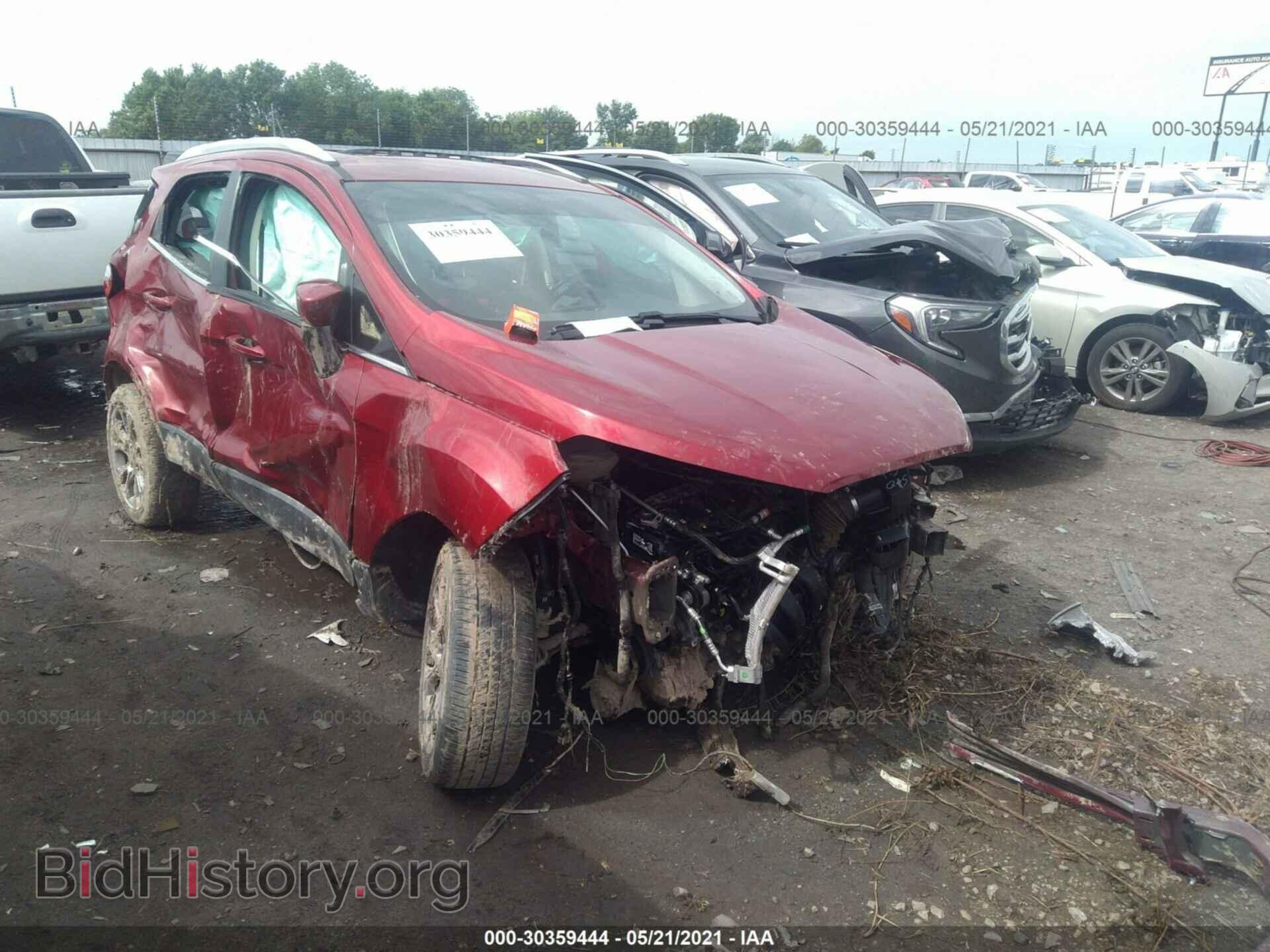 Фотография MAJ6S3KL7KC296574 - FORD ECOSPORT 2019