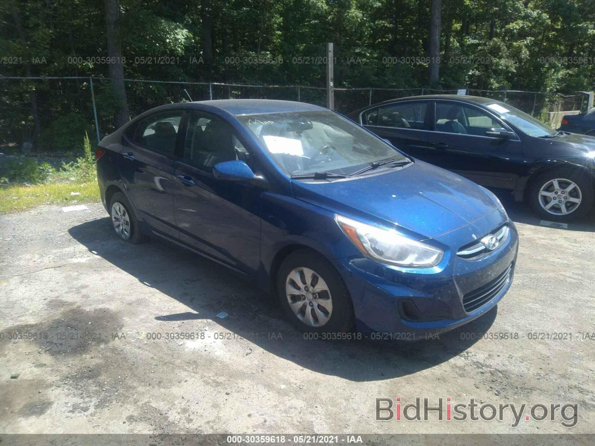 Photo KMHCT4AE8GU011378 - HYUNDAI ACCENT 2016