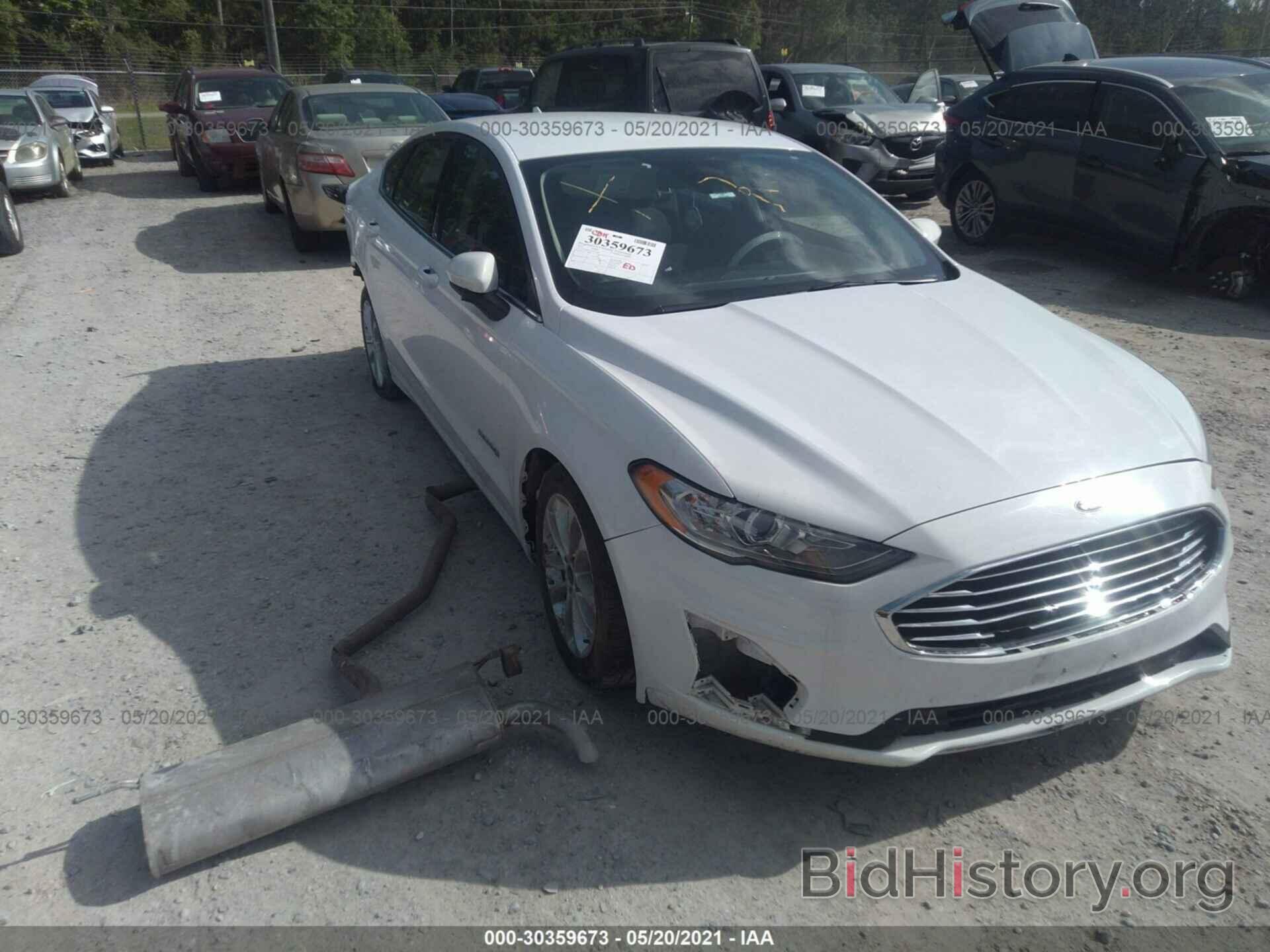 Фотография 3FA6P0LU3KR222643 - FORD FUSION HYBRID 2019