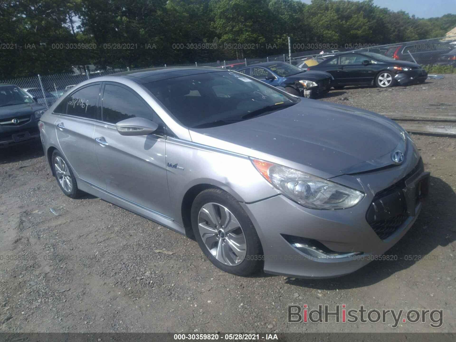 Photo KMHEC4A44DA068299 - HYUNDAI SONATA HYBRID 2013