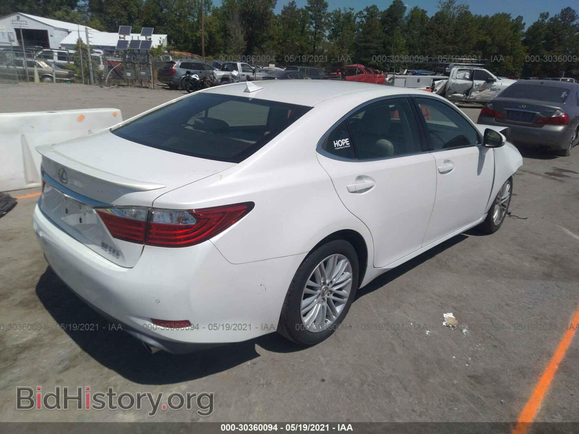 2013 LEXUS ES 350 - VIN: JTHBK1GG1D2081207 - Фото 4
