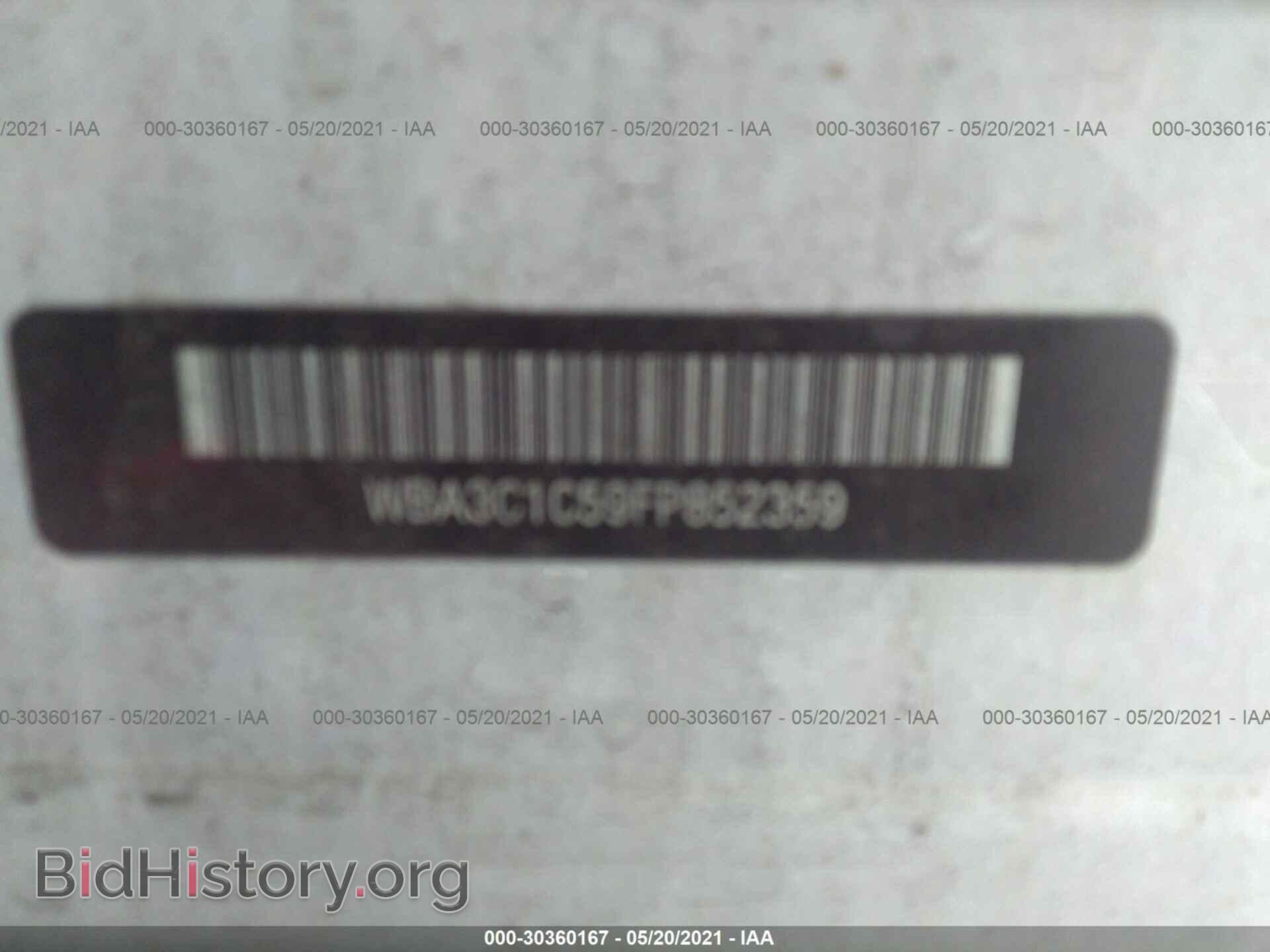 2015 BMW 3 SERIES - VIN: WBA3C1C59FP852359 - Фото 9