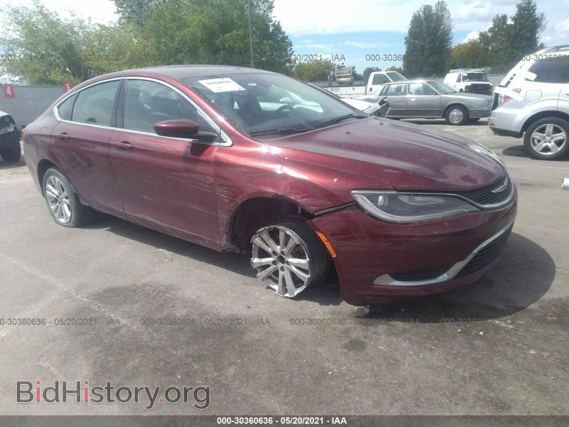 Фотография 1C3CCCAB1FN604307 - CHRYSLER 200 2015